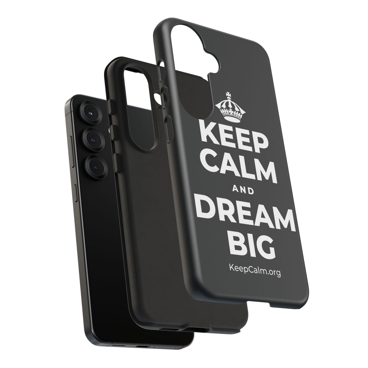 KEEP CALM AND DREAM BIG Phone Case (Dark)