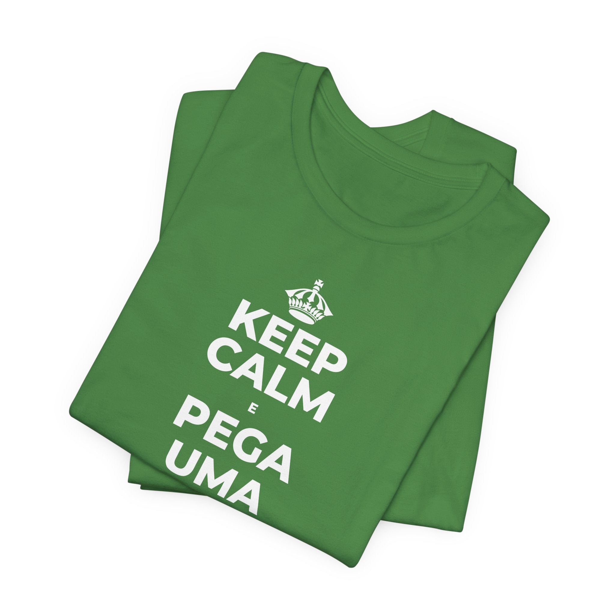 KEEP CALM E PEGA UMA AULA DE CADA VEZ T-Shirt (Baby Blue–Silver)