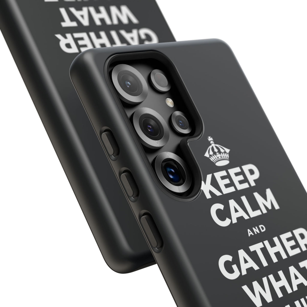 KEEP CALM AND GATHER WHAT YOU'RE GRATEFUL FOR Phone Case (Dark)