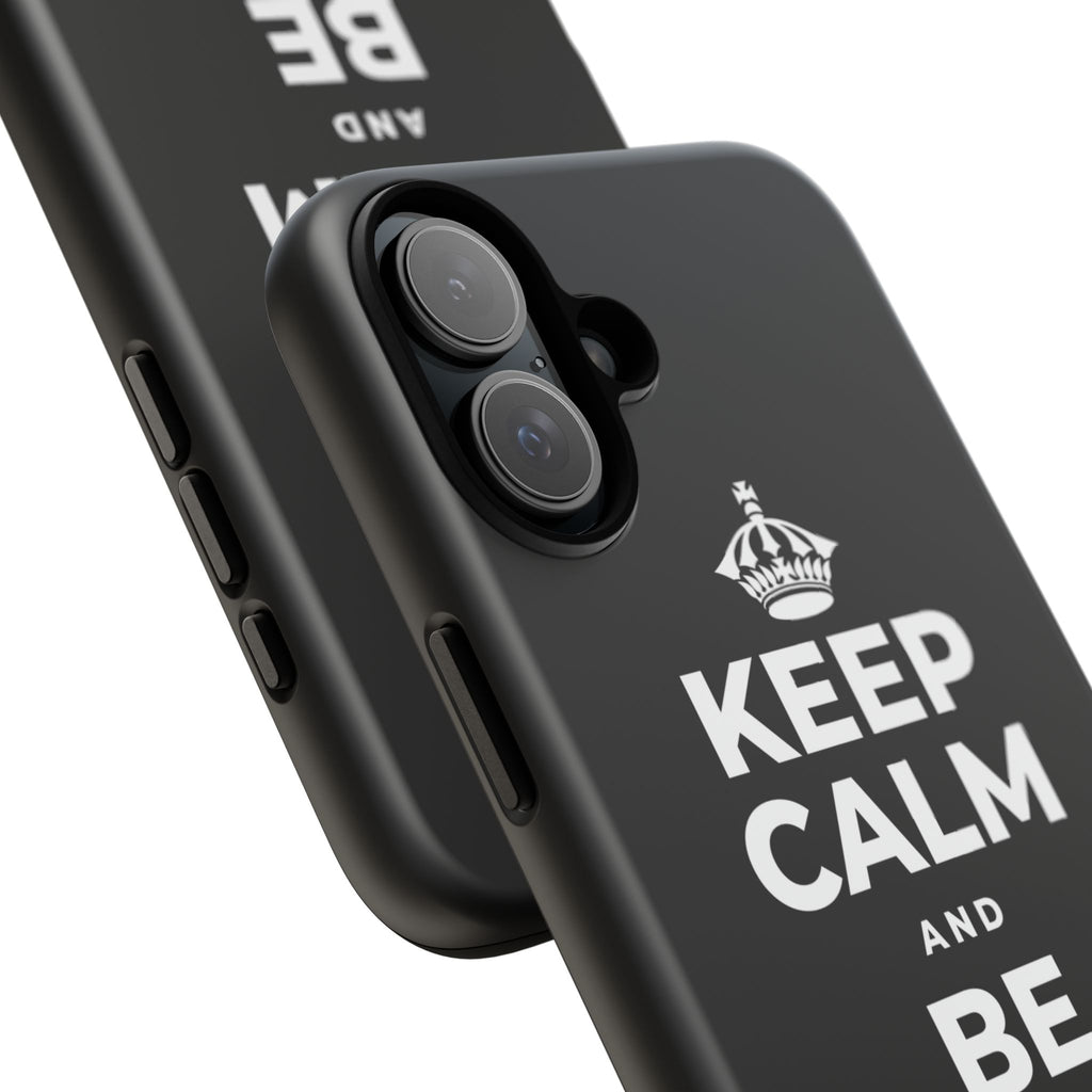 KEEP CALM AND BE STRONG LIKE A 🦕 Phone Case