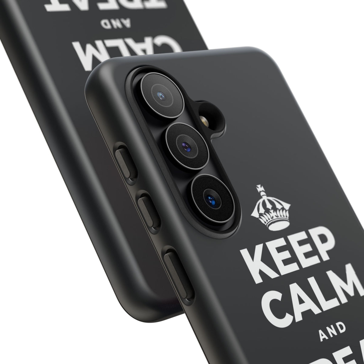 KEEP CALM AND TREAT YOURSELF Phone Case (Dark)