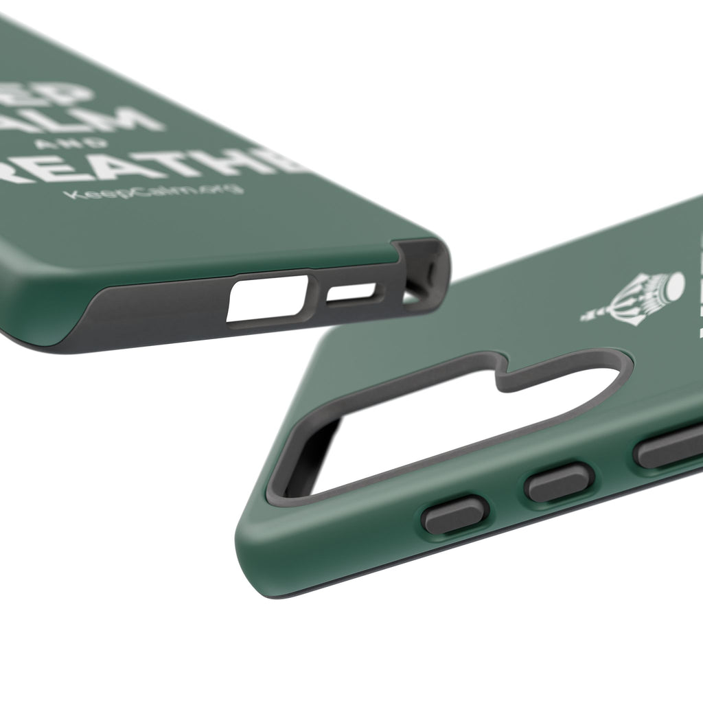 KEEP CALM AND BREATHE Phone Case