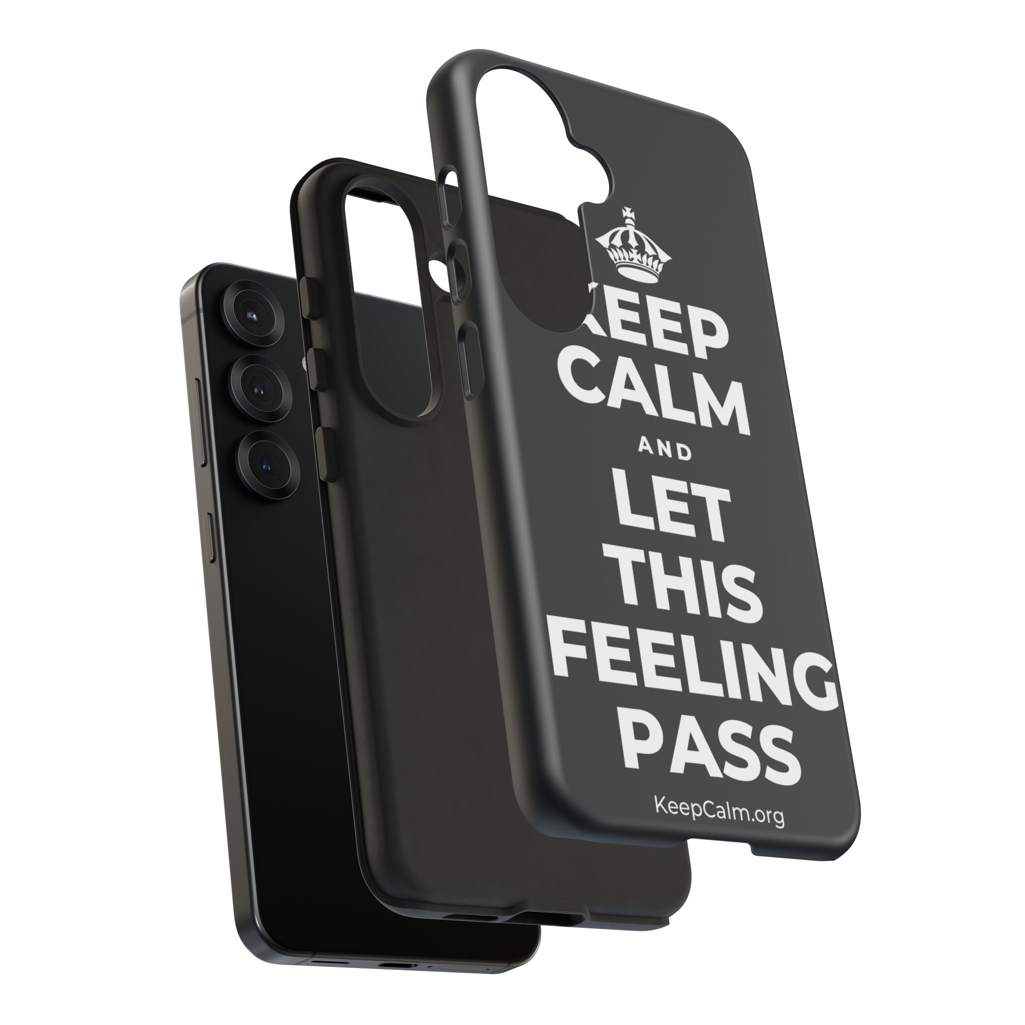 KEEP CALM AND LET THIS FEELING PASS Phone Case (Dark)