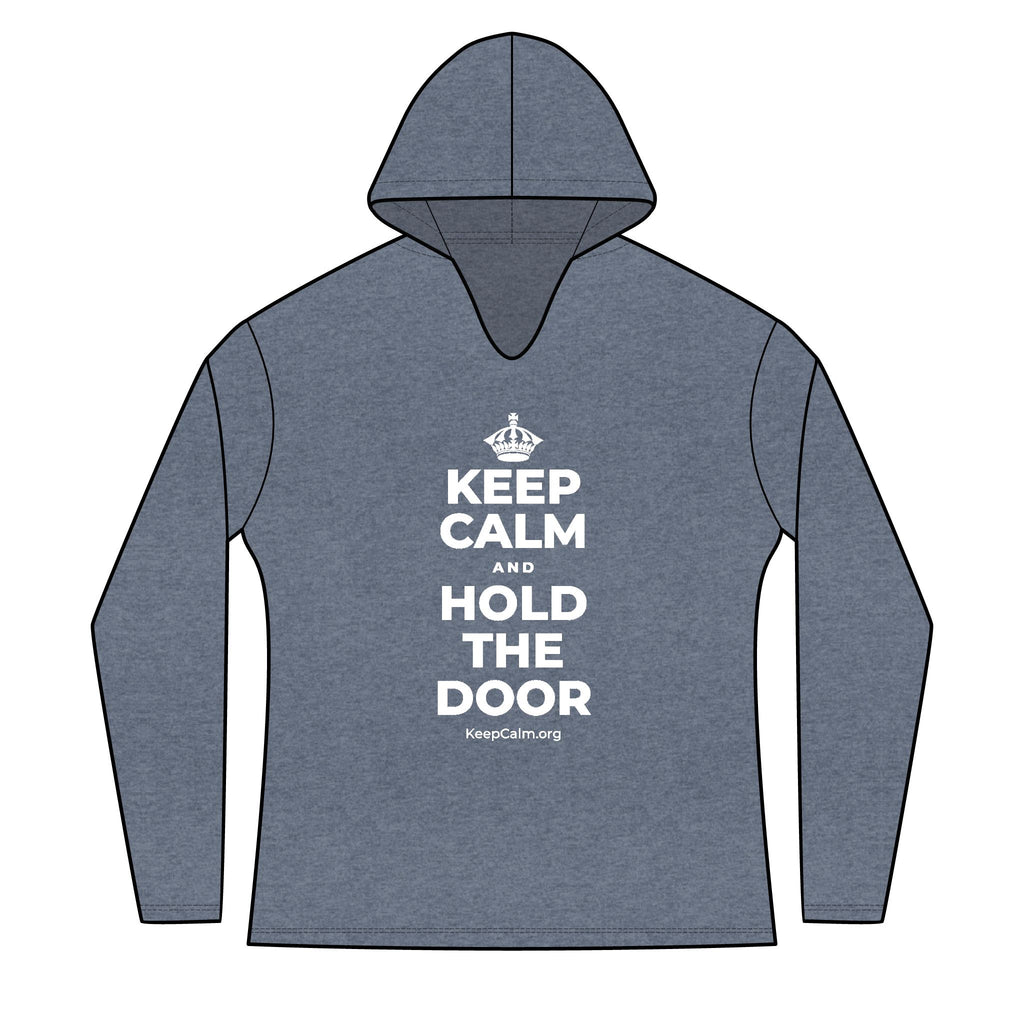 KEEP CALM AND HOLD THE DOOR Women's Long Sleeve Hoodie