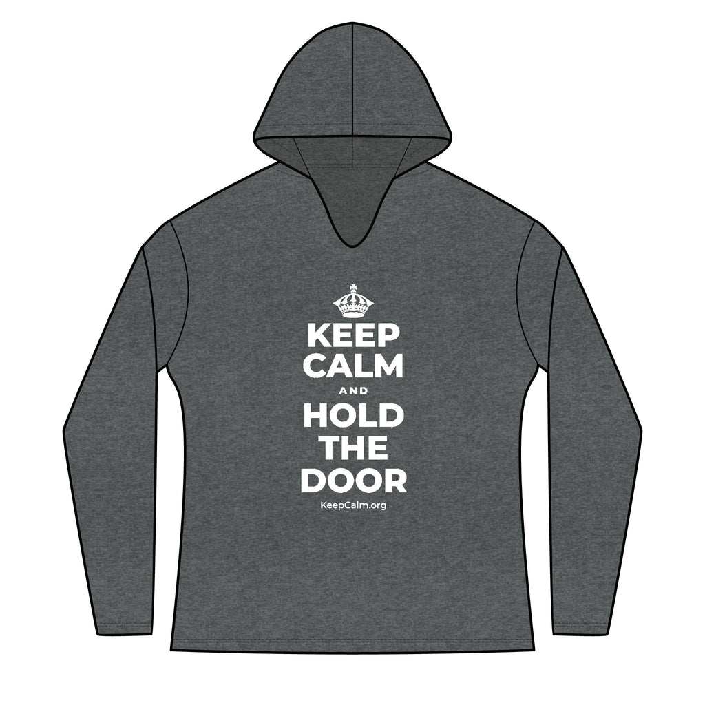 KEEP CALM AND HOLD THE DOOR Women's Long Sleeve Hoodie