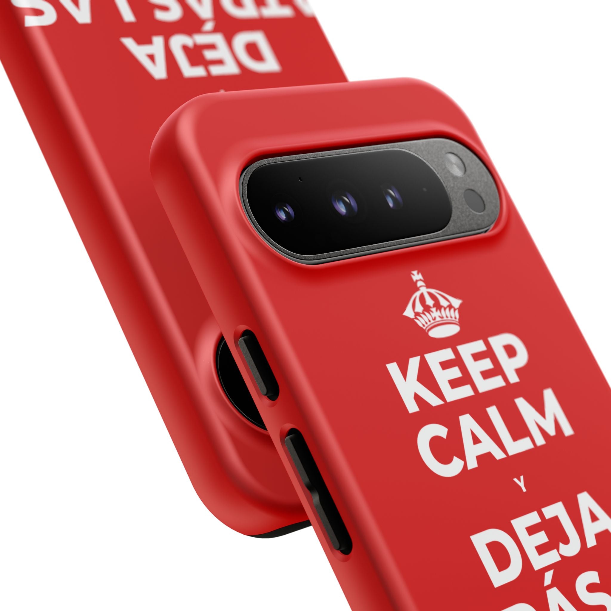 KEEP CALM Y DEJA ATRÁS LAS VIEJAS CARGAS Phone Case