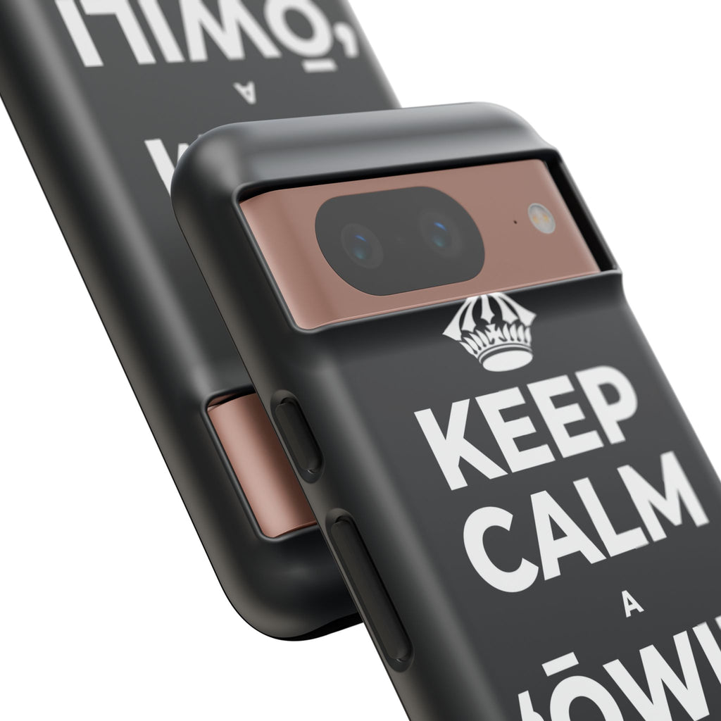 KEEP CALM A ʻŌWILI I KAHI KUʻEKE Phone Case (Dark)