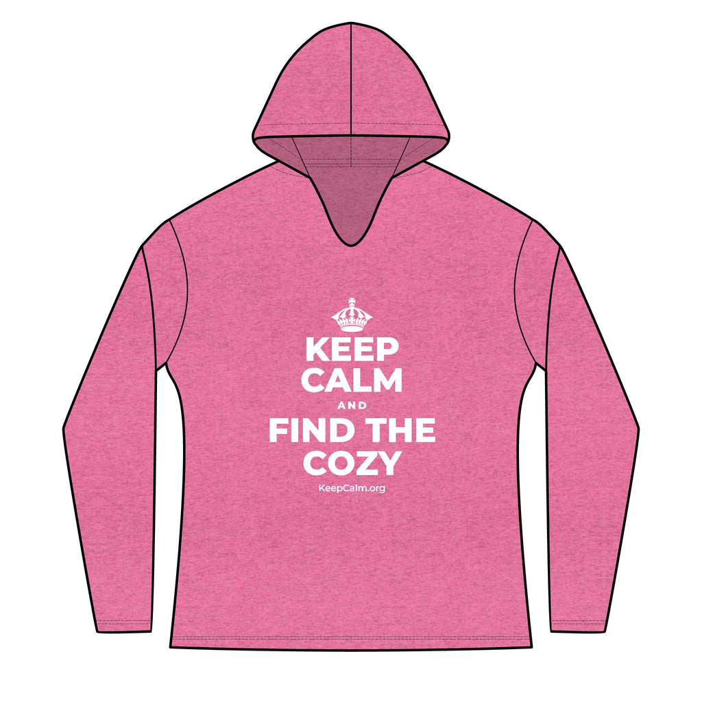 KEEP CALM AND FIND THE COZY Women's Long Sleeve Hoodie