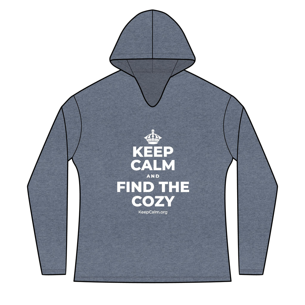 KEEP CALM AND FIND THE COZY Women's Long Sleeve Hoodie