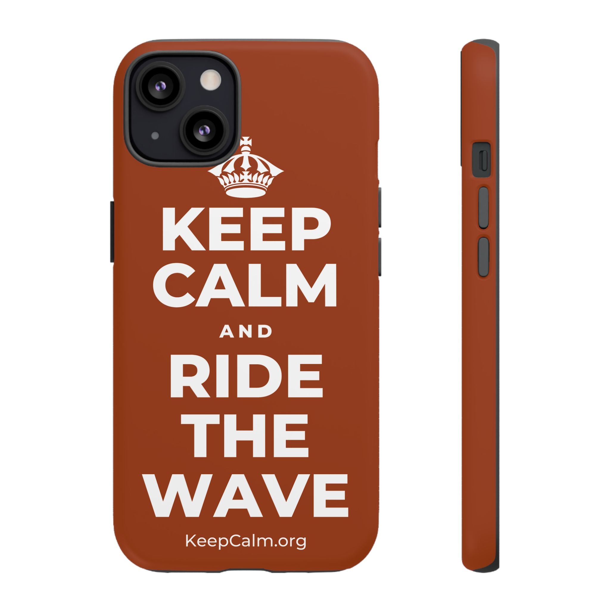KEEP CALM AND RIDE THE WAVE Phone Case
