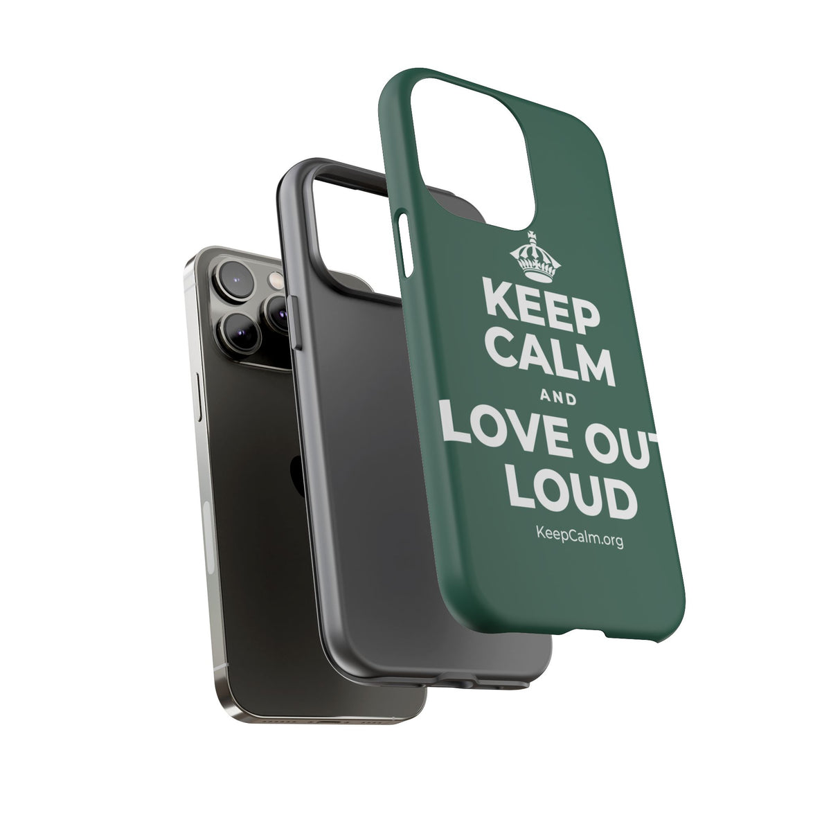 KEEP CALM AND LOVE OUT LOUD Phone Case