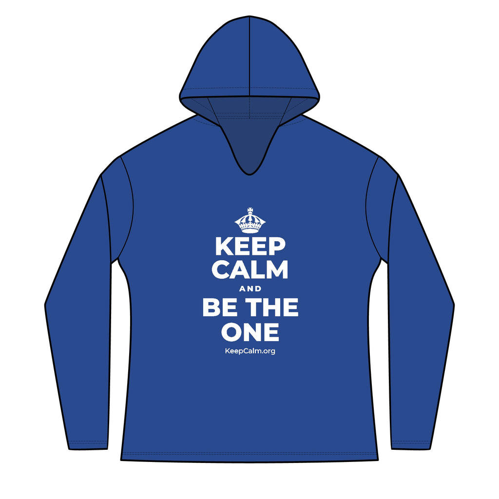 KEEP CALM AND BE THE ONE Women's Long Sleeve Hoodie