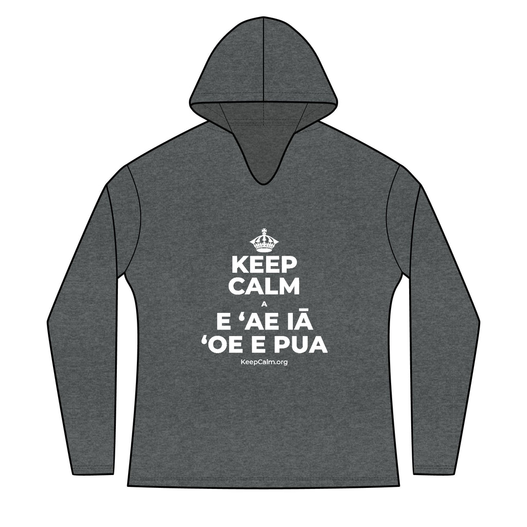 KEEP CALM A E ʻAE IĀ ʻOE E PUA Women's Long Sleeve Hoodie