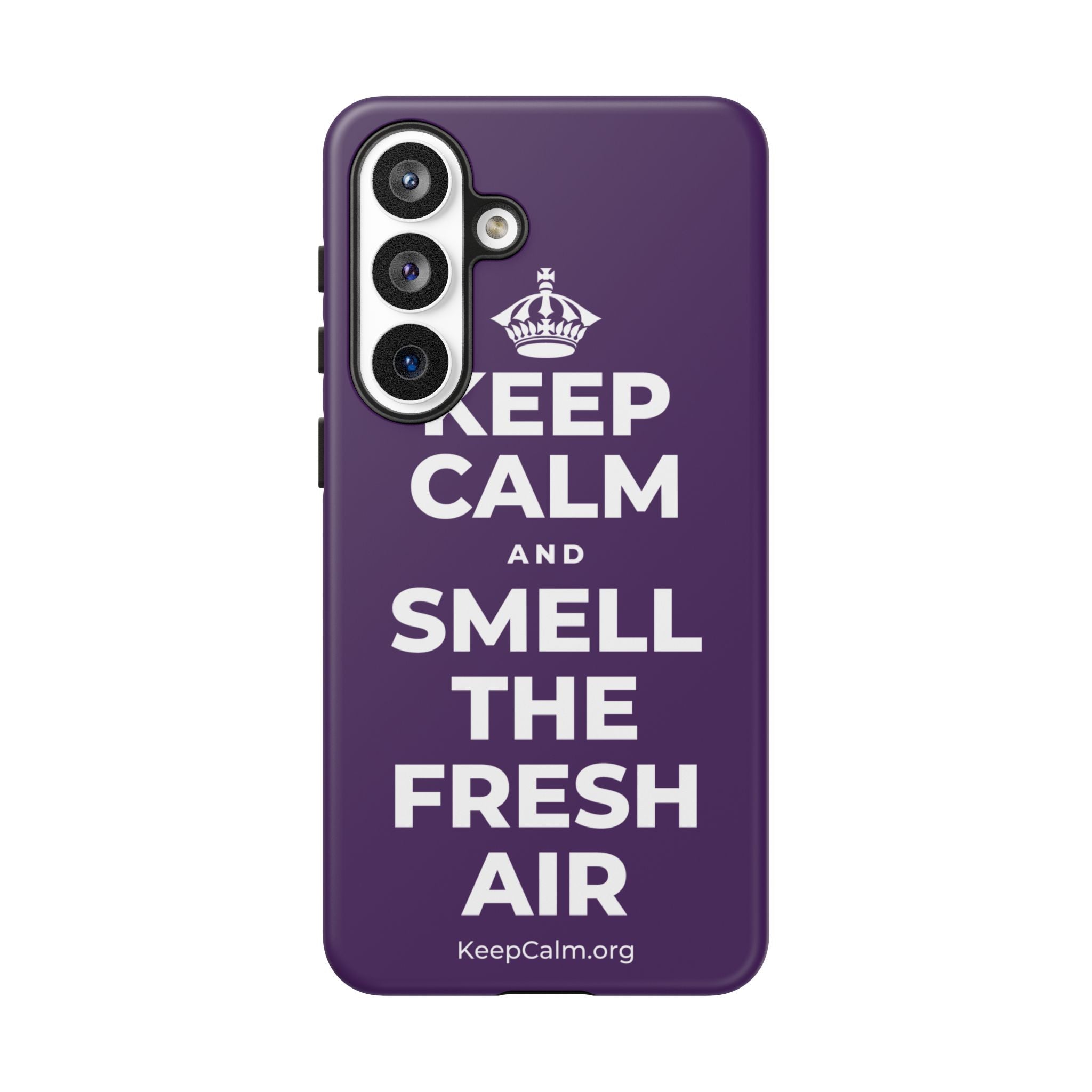 KEEP CALM AND SMELL THE FRESH AIR Phone Case