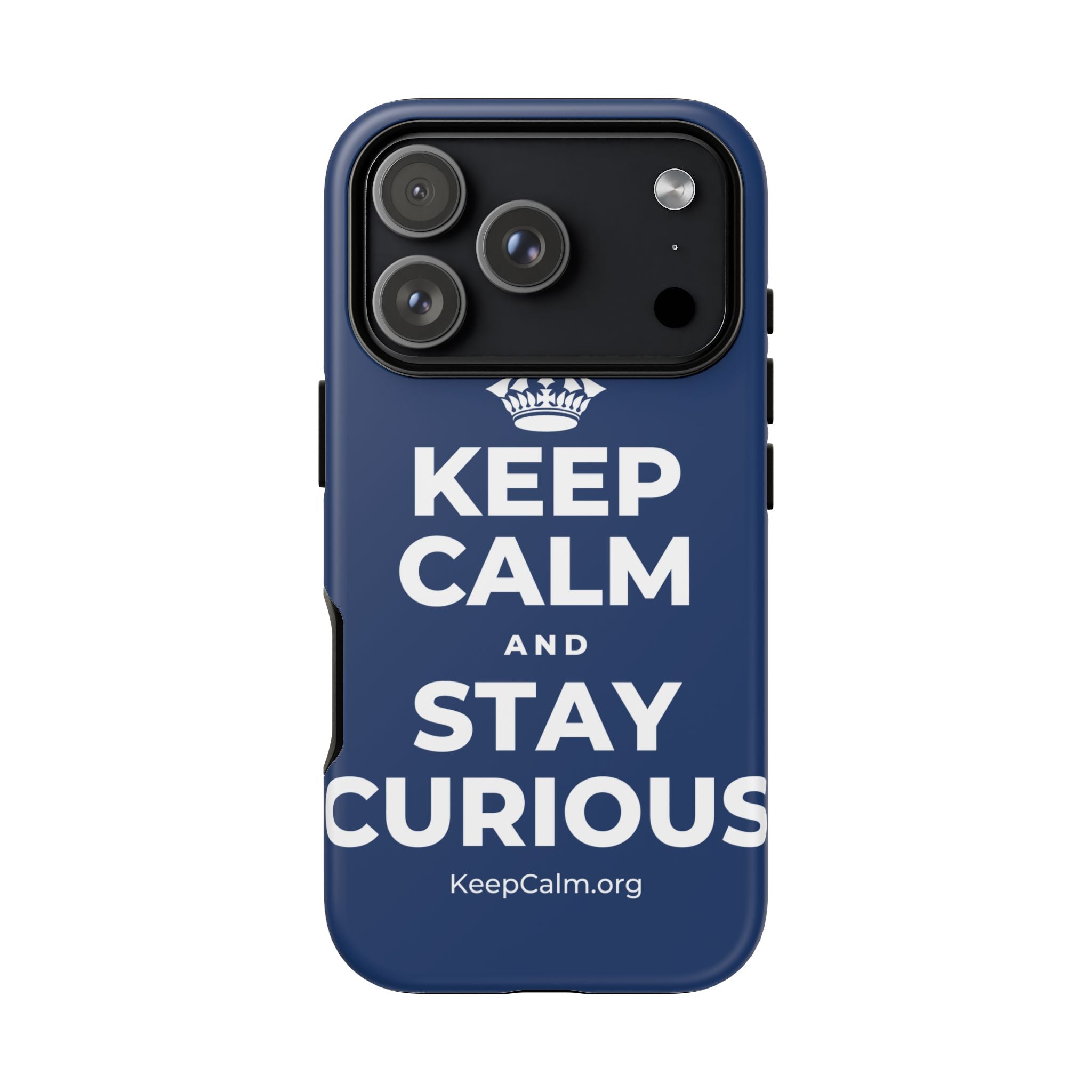 KEEP CALM AND STAY CURIOUS Phone Case