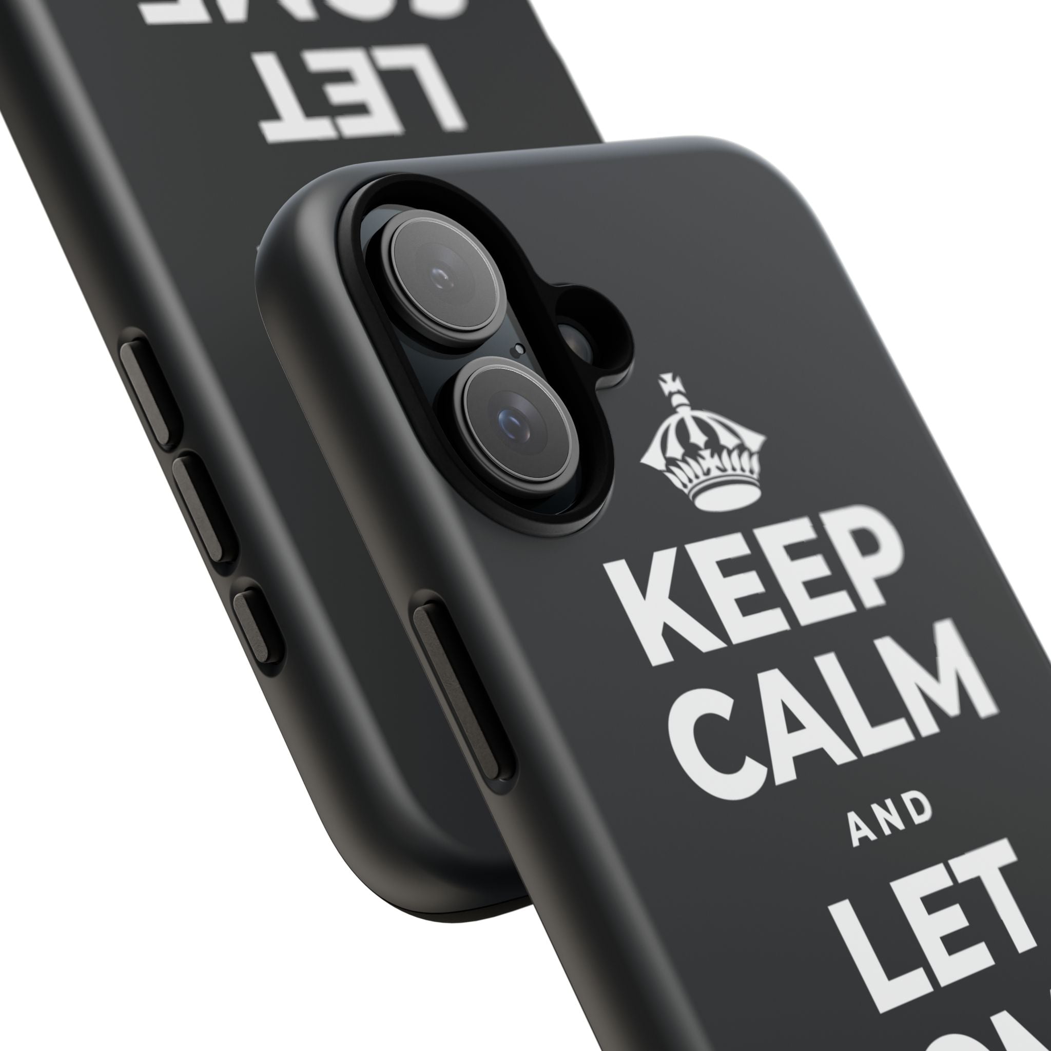KEEP CALM AND LET SOME OF IT GO Phone Case (Dark)