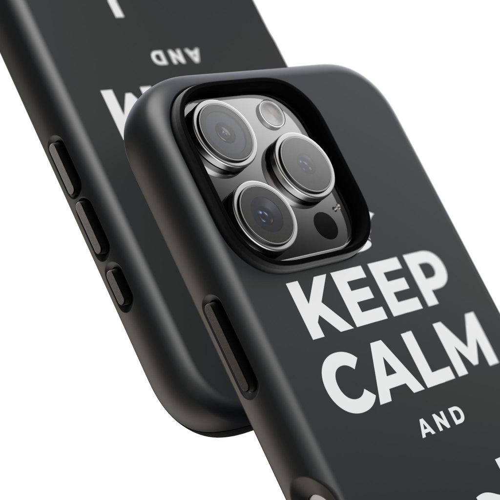 KEEP CALM AND احمِ سلامك Phone Case (Dark)