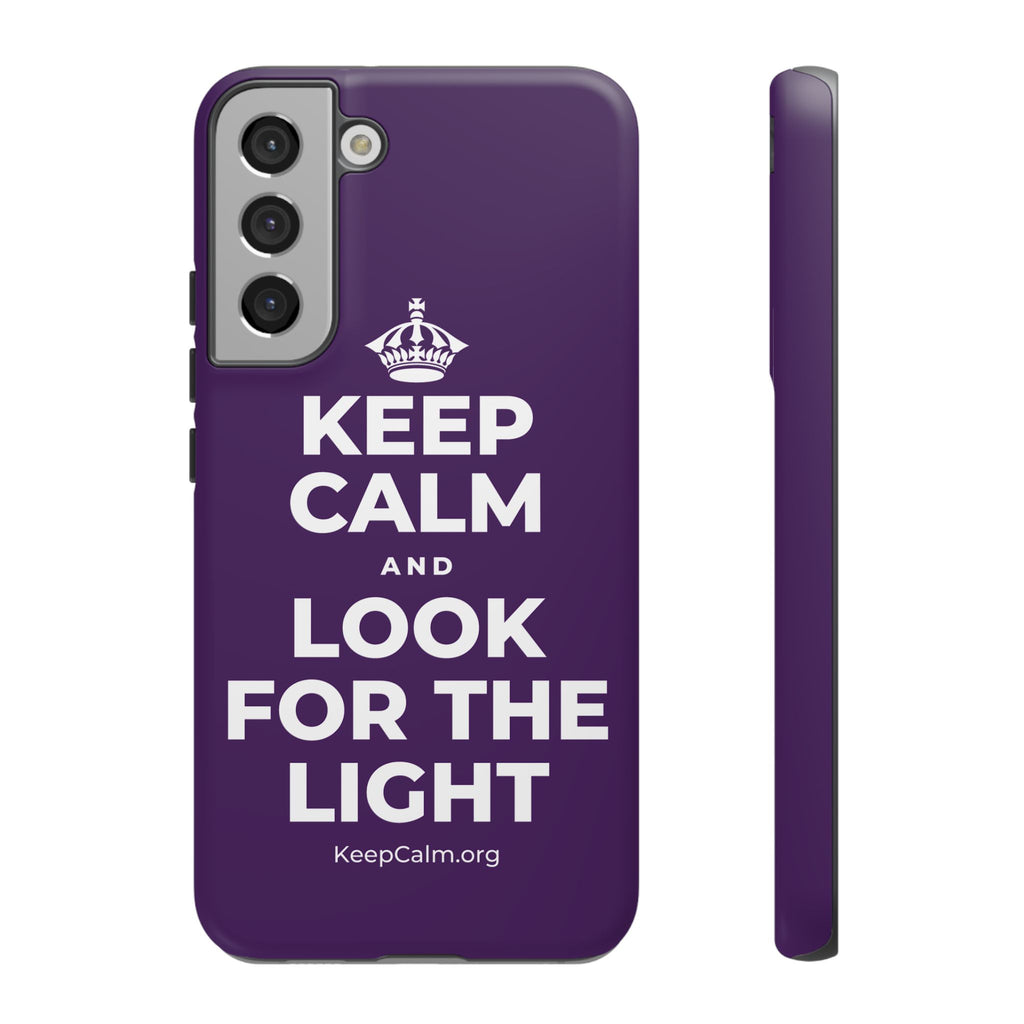 KEEP CALM AND LOOK FOR THE LIGHT Phone Case