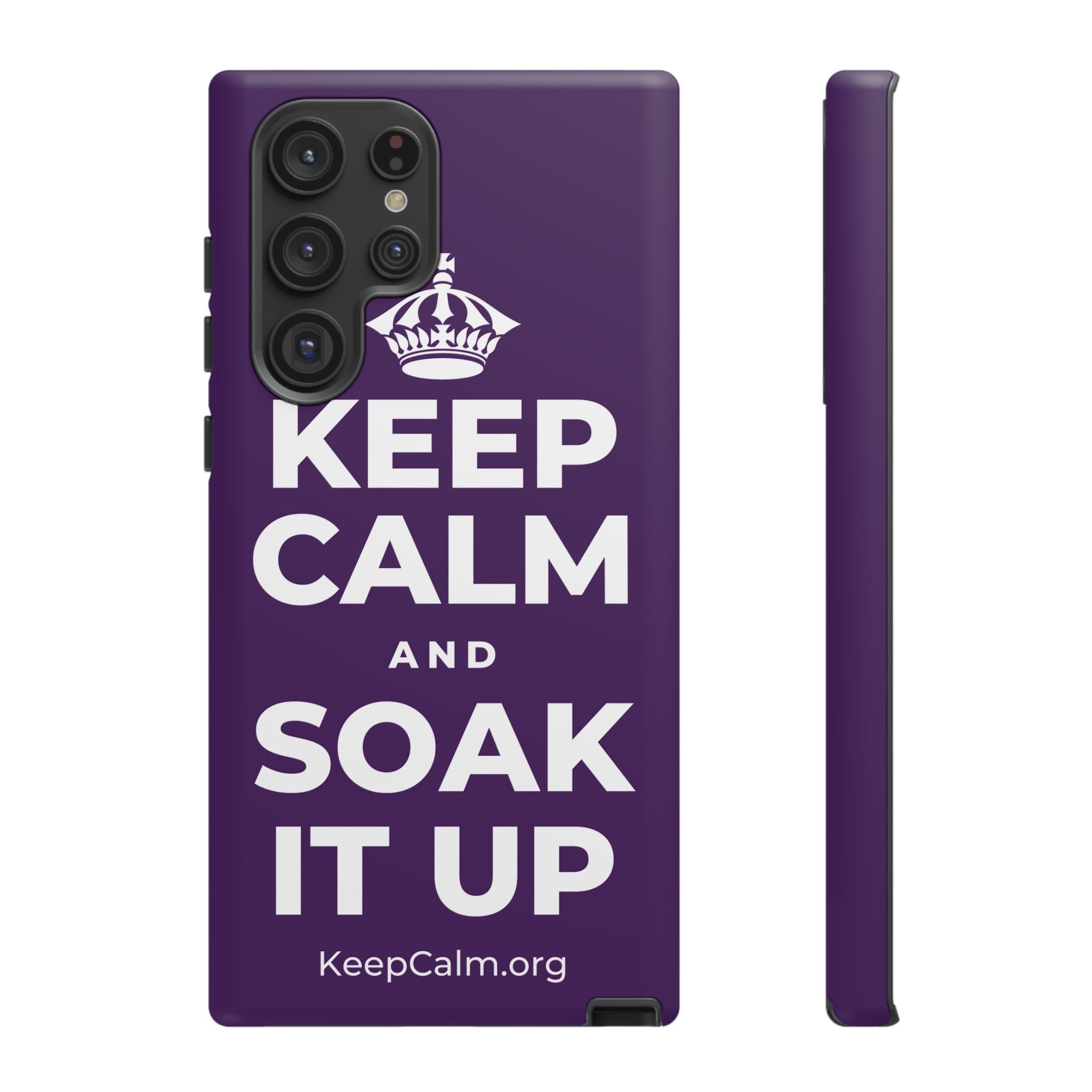 KEEP CALM AND SOAK IT UP Phone Case
