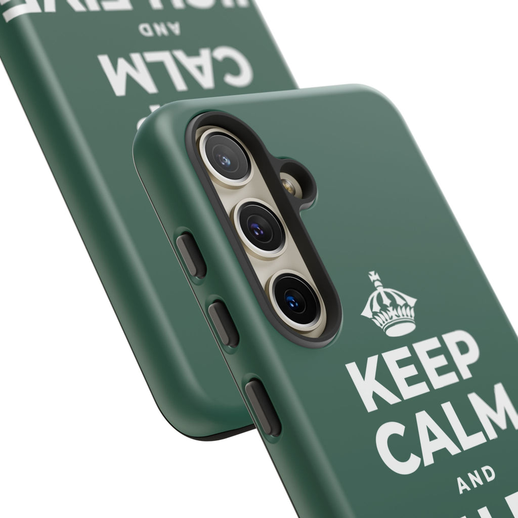 KEEP CALM AND HIGH FIVE SOMEONE Phone Case