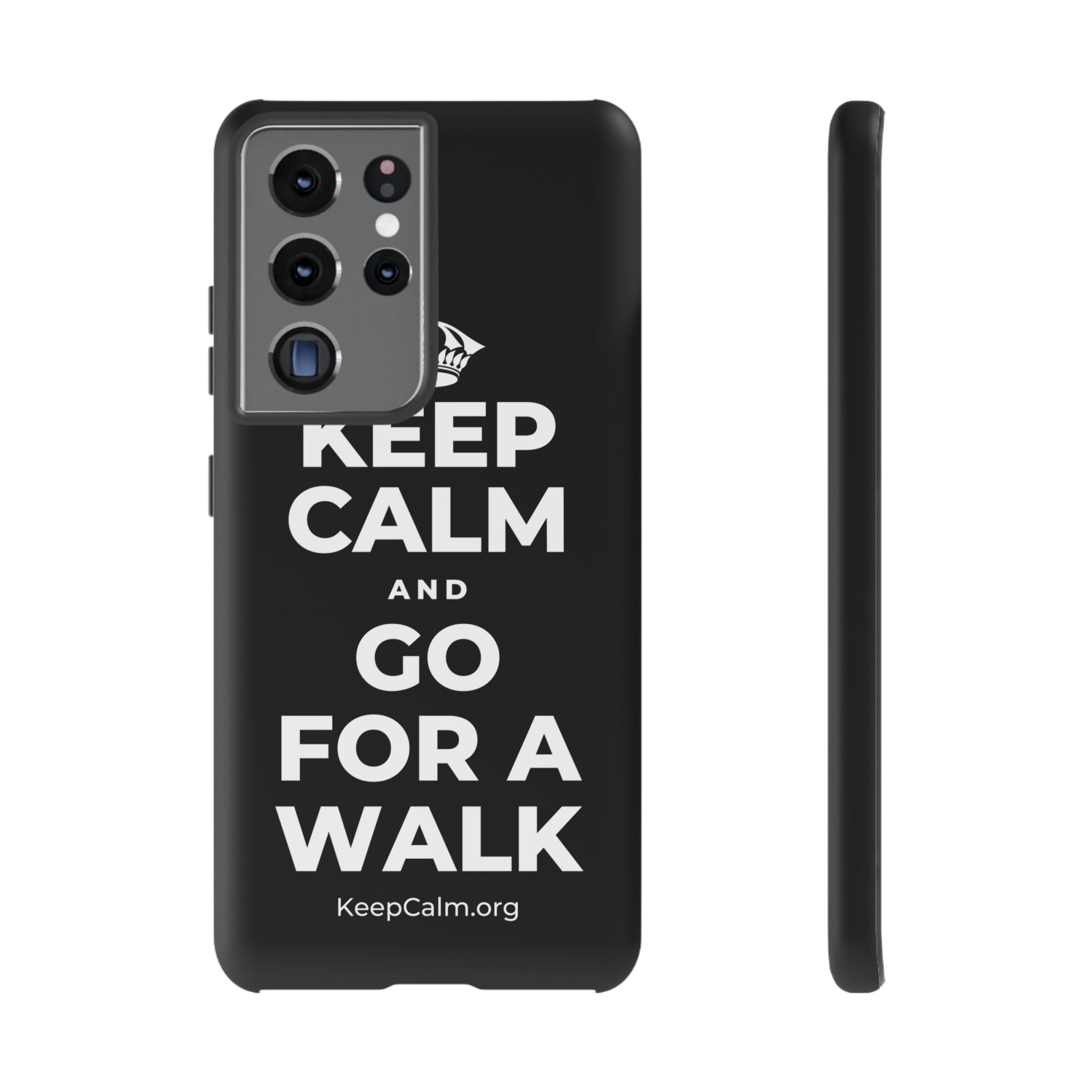 KEEP CALM AND GO FOR A WALK Phone Case