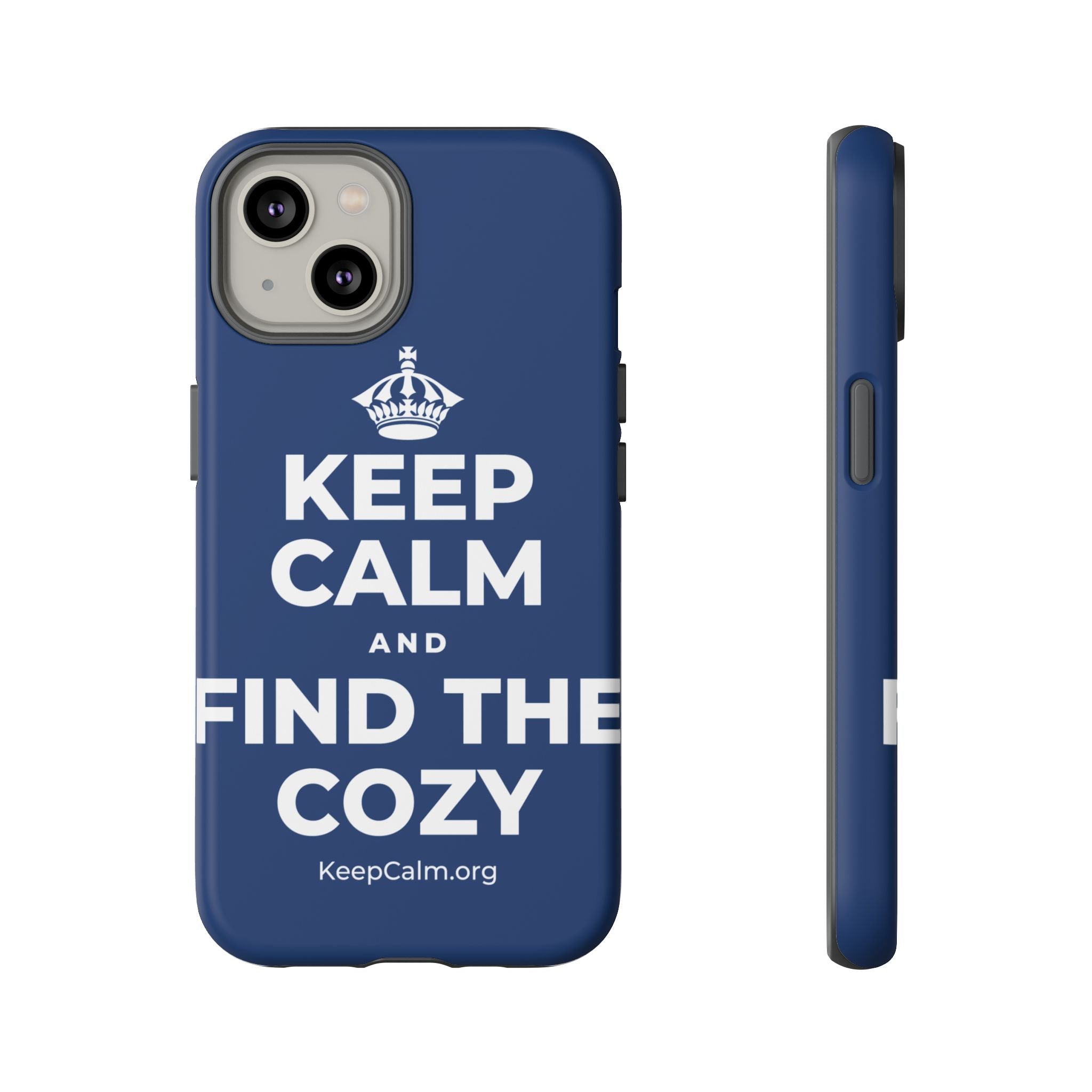 KEEP CALM AND FIND THE COZY Phone Case