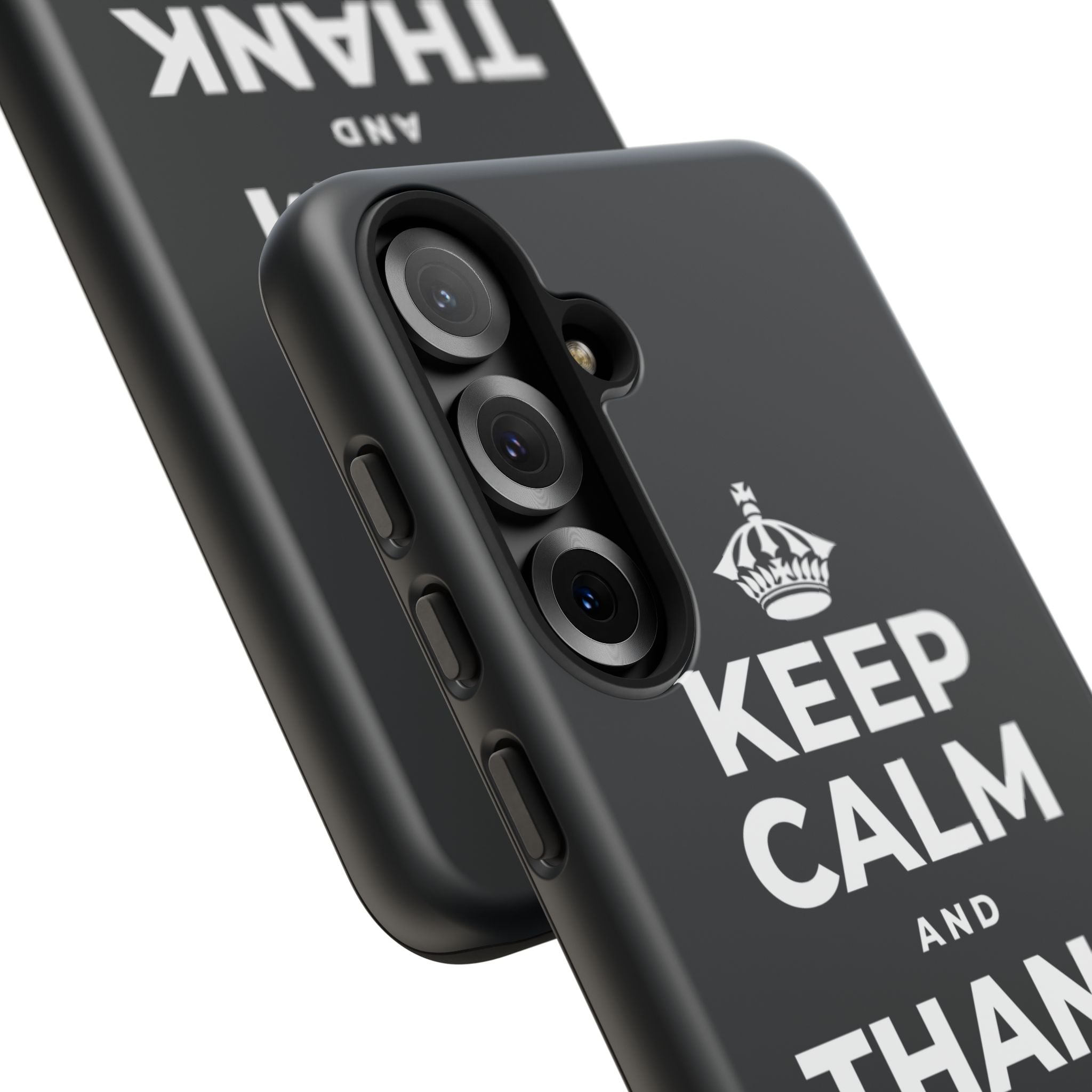 KEEP CALM AND THANK SOMEONE TODAY Phone Case (Dark)