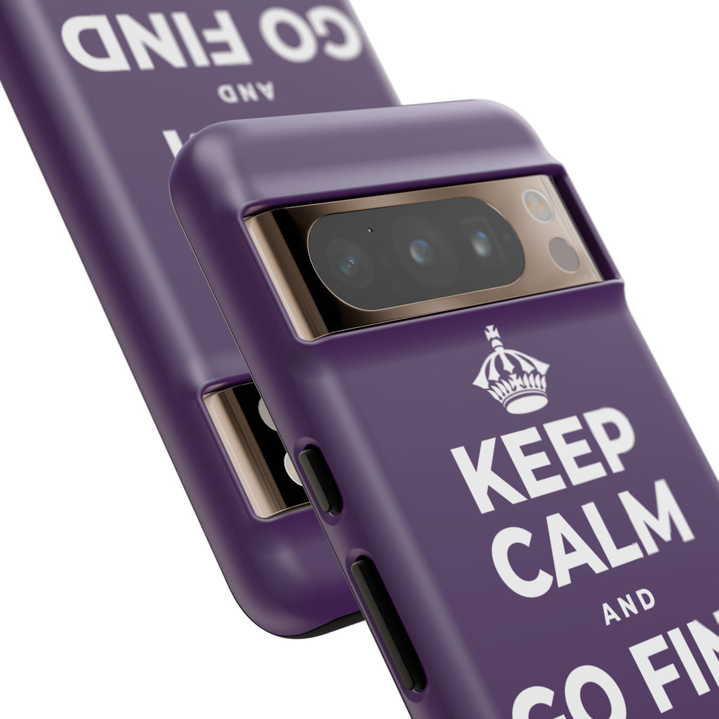 KEEP CALM AND GO FIND NEW SOUNDS Phone Case