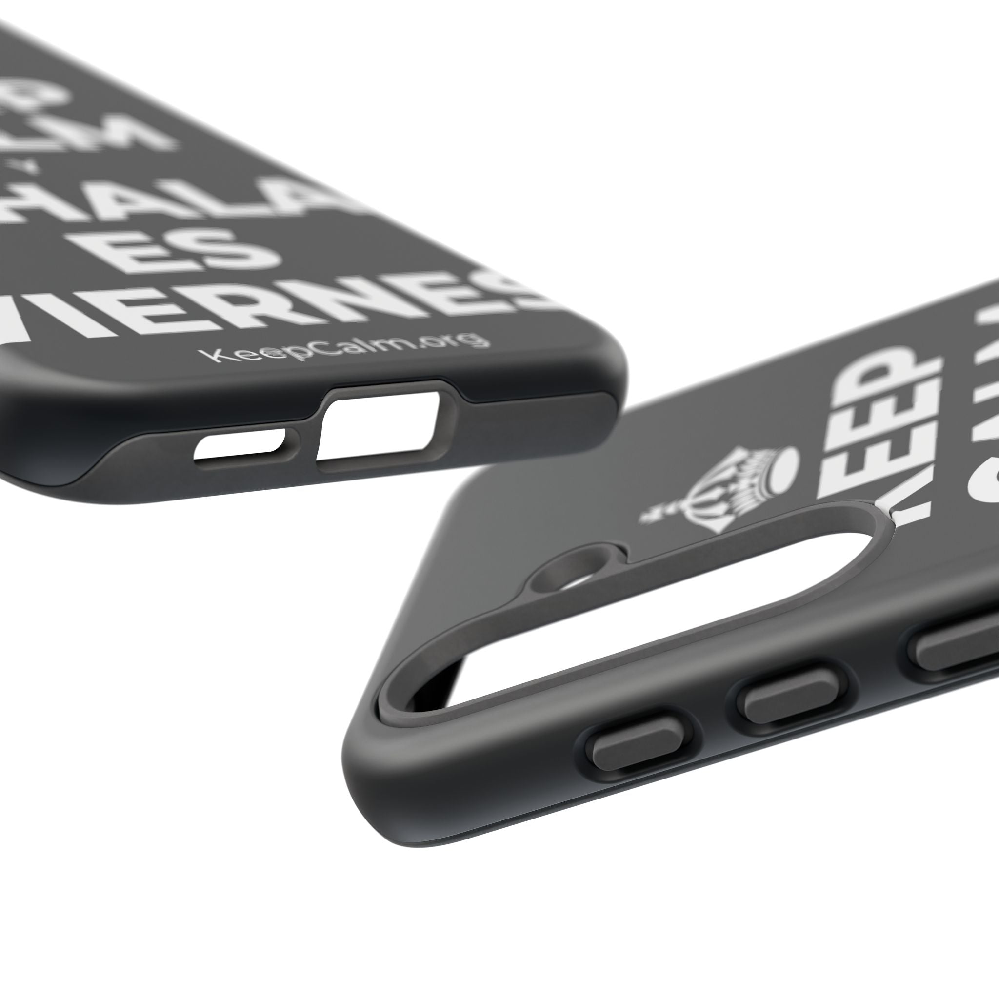 KEEP CALM Y EXHALA, ES VIERNES Phone Case (Dark)