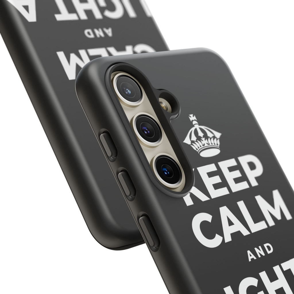 KEEP CALM AND LIGHT A COZY CANDLE Phone Case