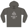 KEEP CALM AND WALK IT OFF Organic Hoodie Tee