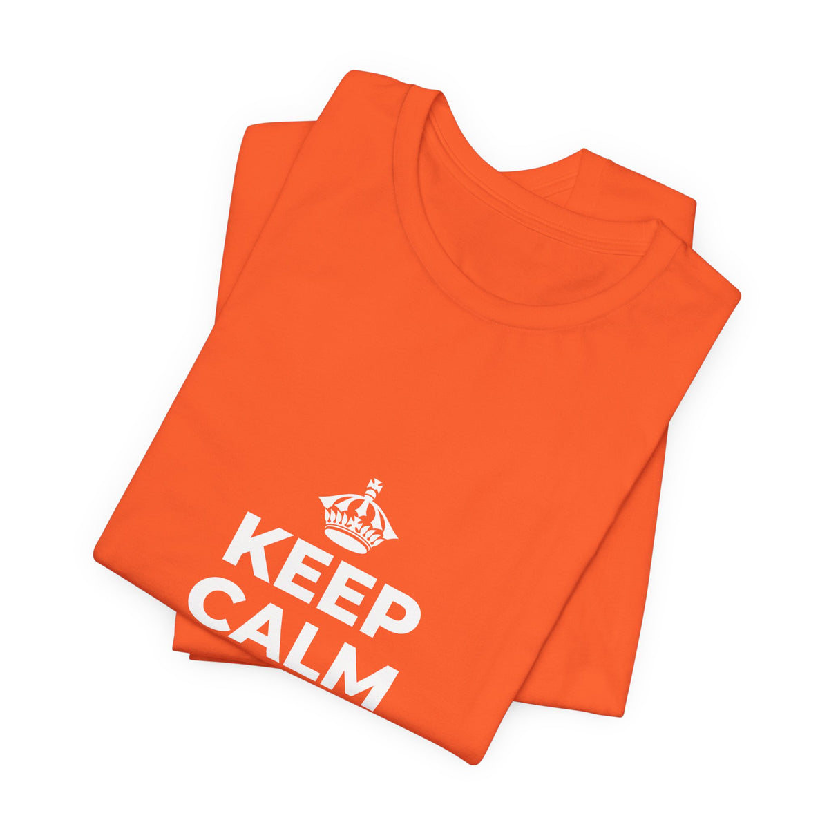 KEEP CALM AND UNCLENCH T-Shirt (Baby Blue–Silver)