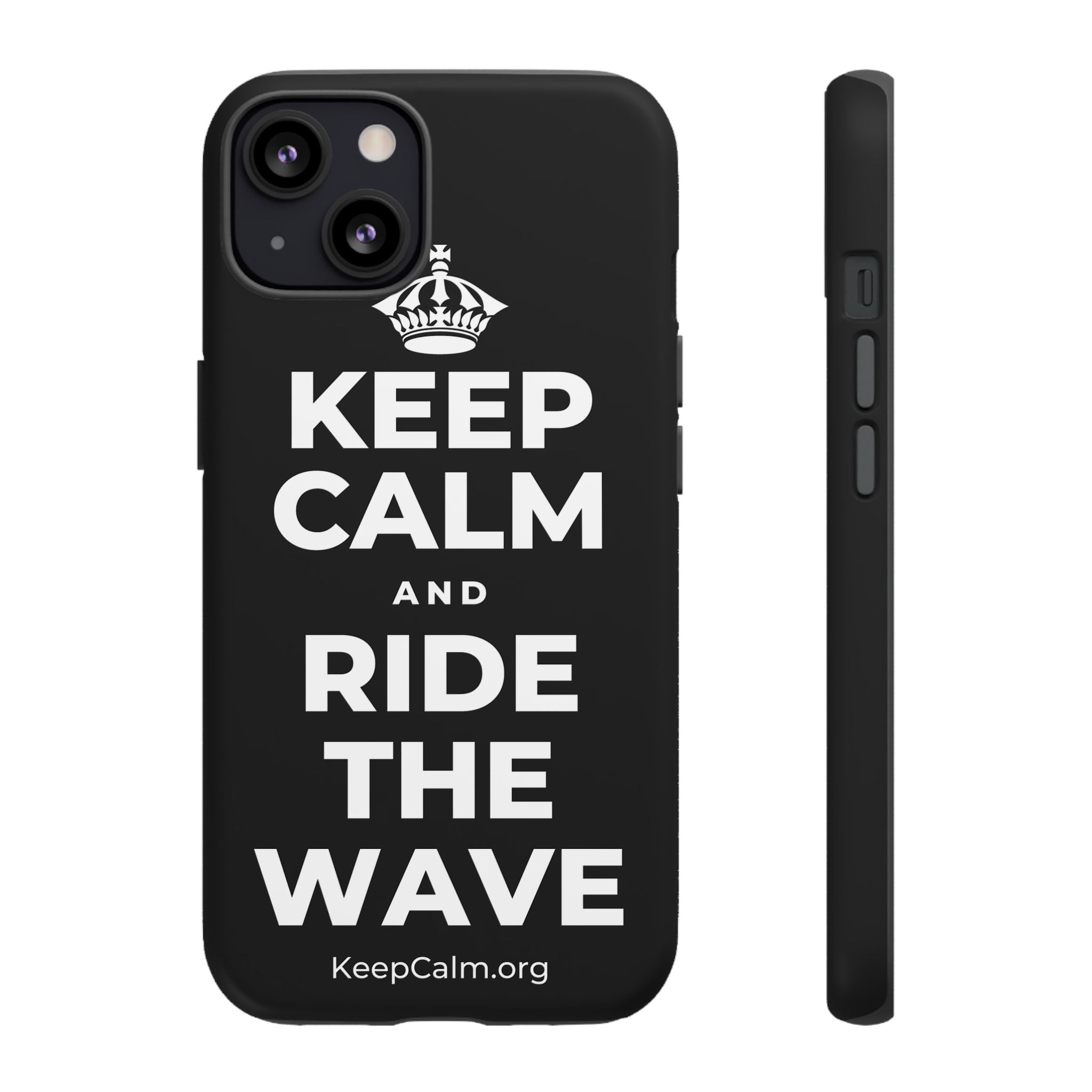 KEEP CALM AND RIDE THE WAVE Phone Case