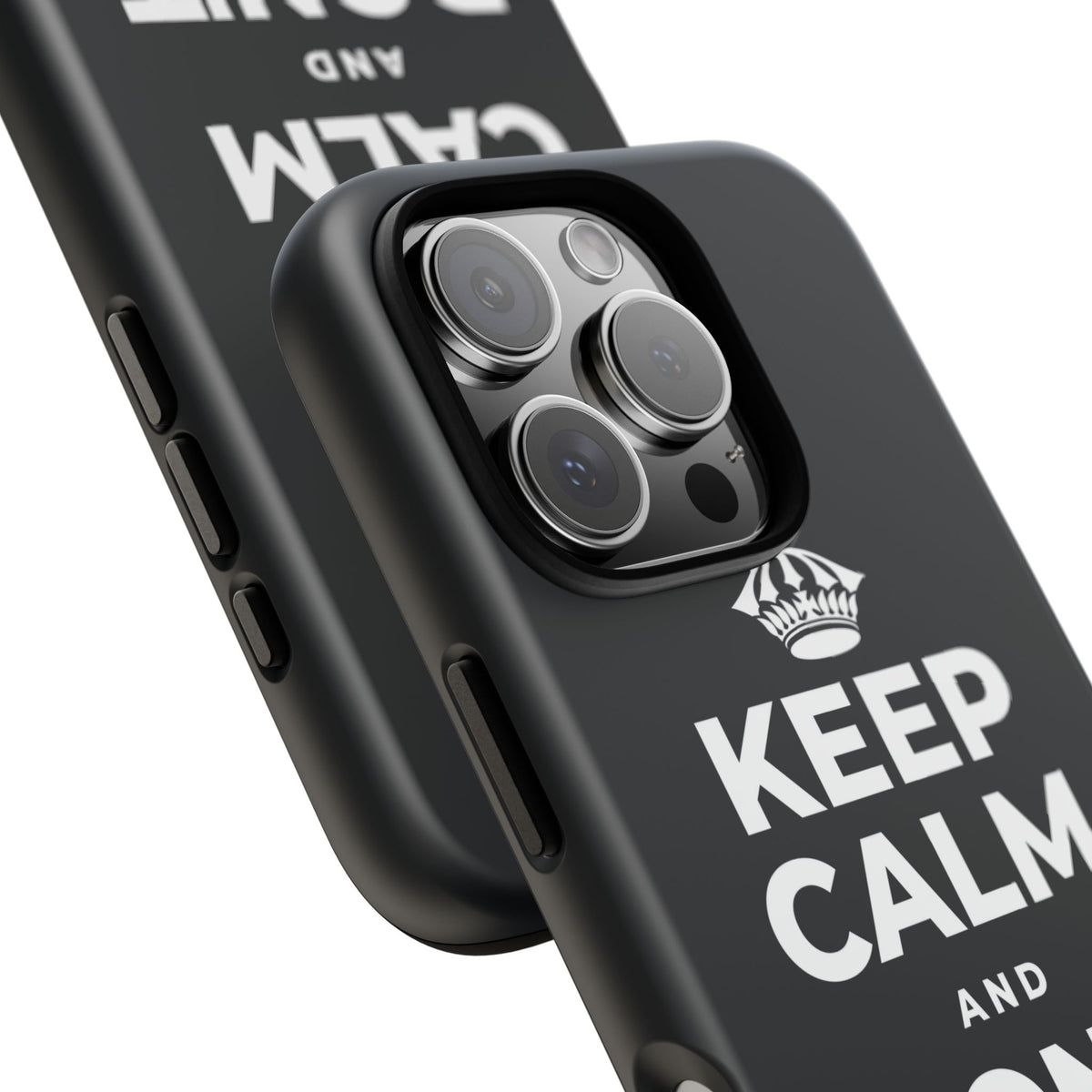 KEEP CALM AND DON'T TRIP OUT Phone Case (Dark)
