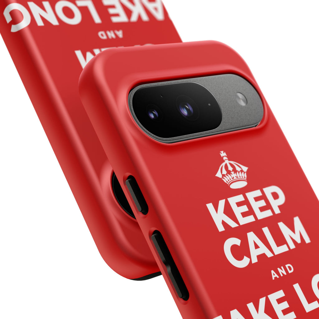 KEEP CALM AND TAKE LONG WALKS ON THE BEACH Phone Case