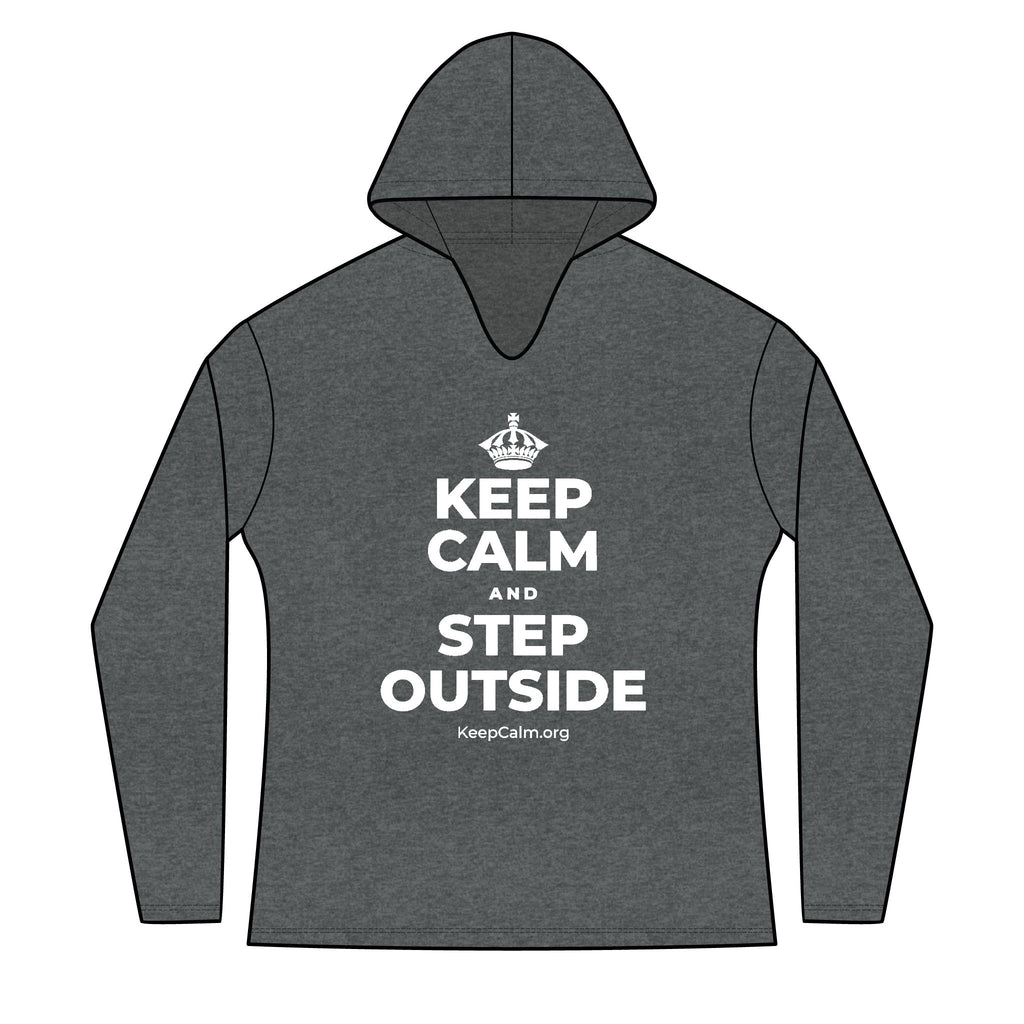 KEEP CALM AND STEP OUTSIDE Women's Long Sleeve Hoodie