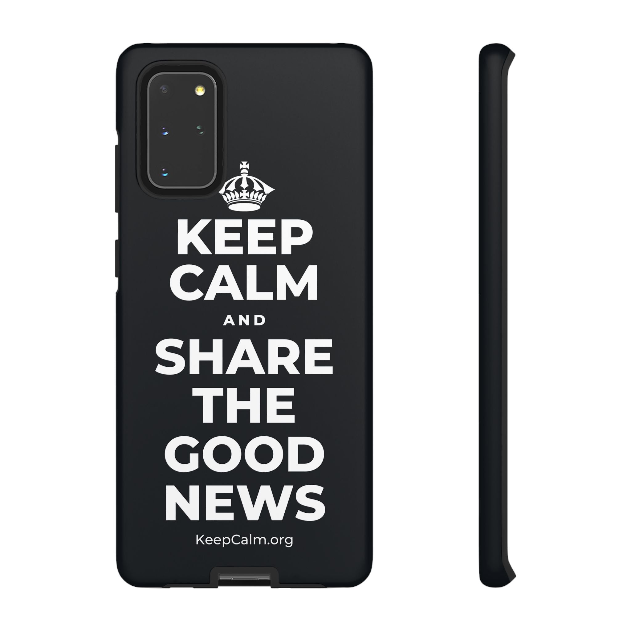 KEEP CALM AND SHARE THE GOOD NEWS Phone Case (Dark)