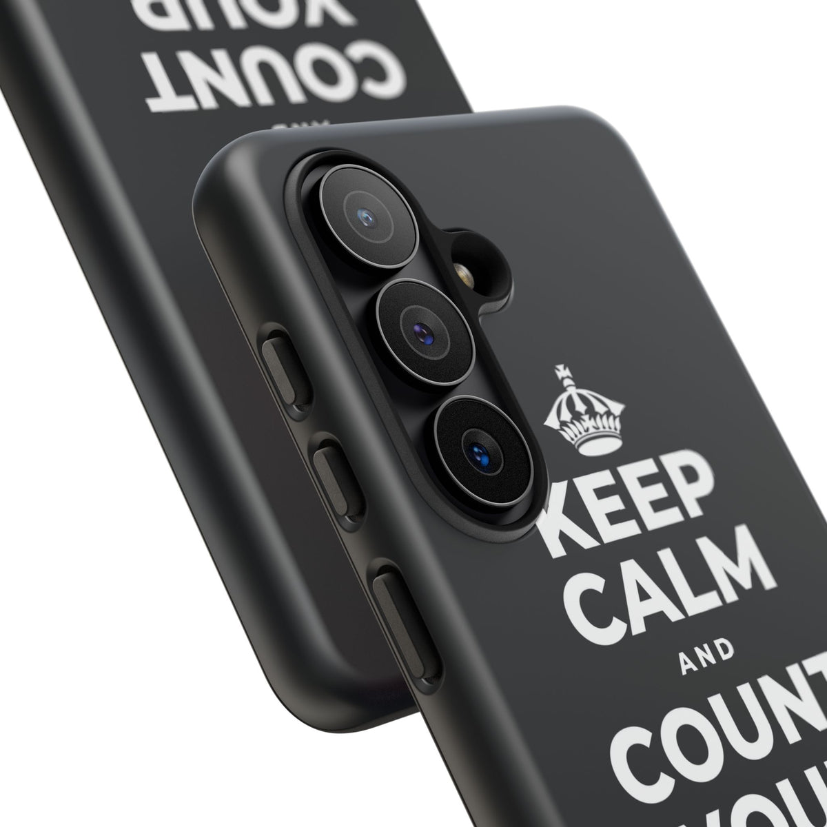 KEEP CALM AND COUNT YOUR SLOW BREATHS Phone Case (Dark)