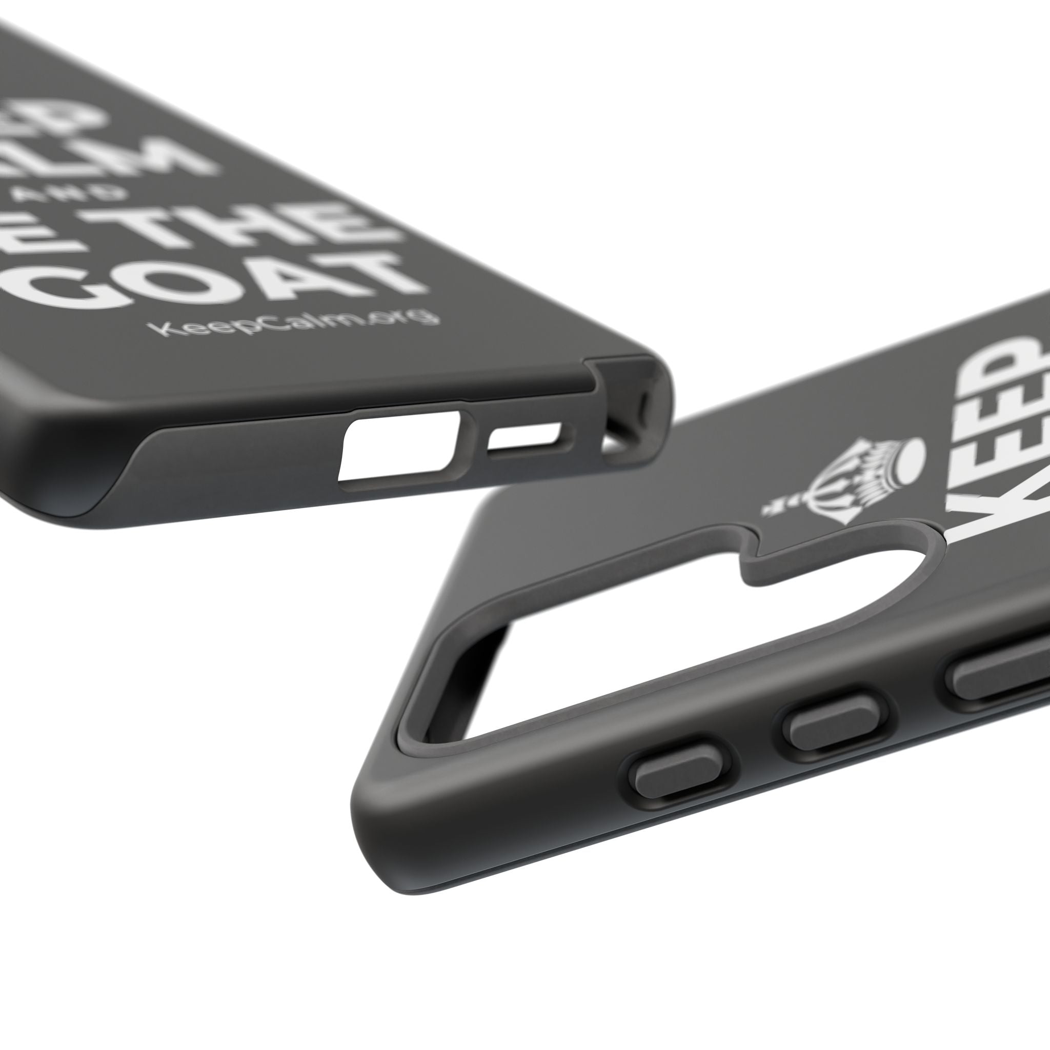 KEEP CALM AND BE THE GOAT Phone Case