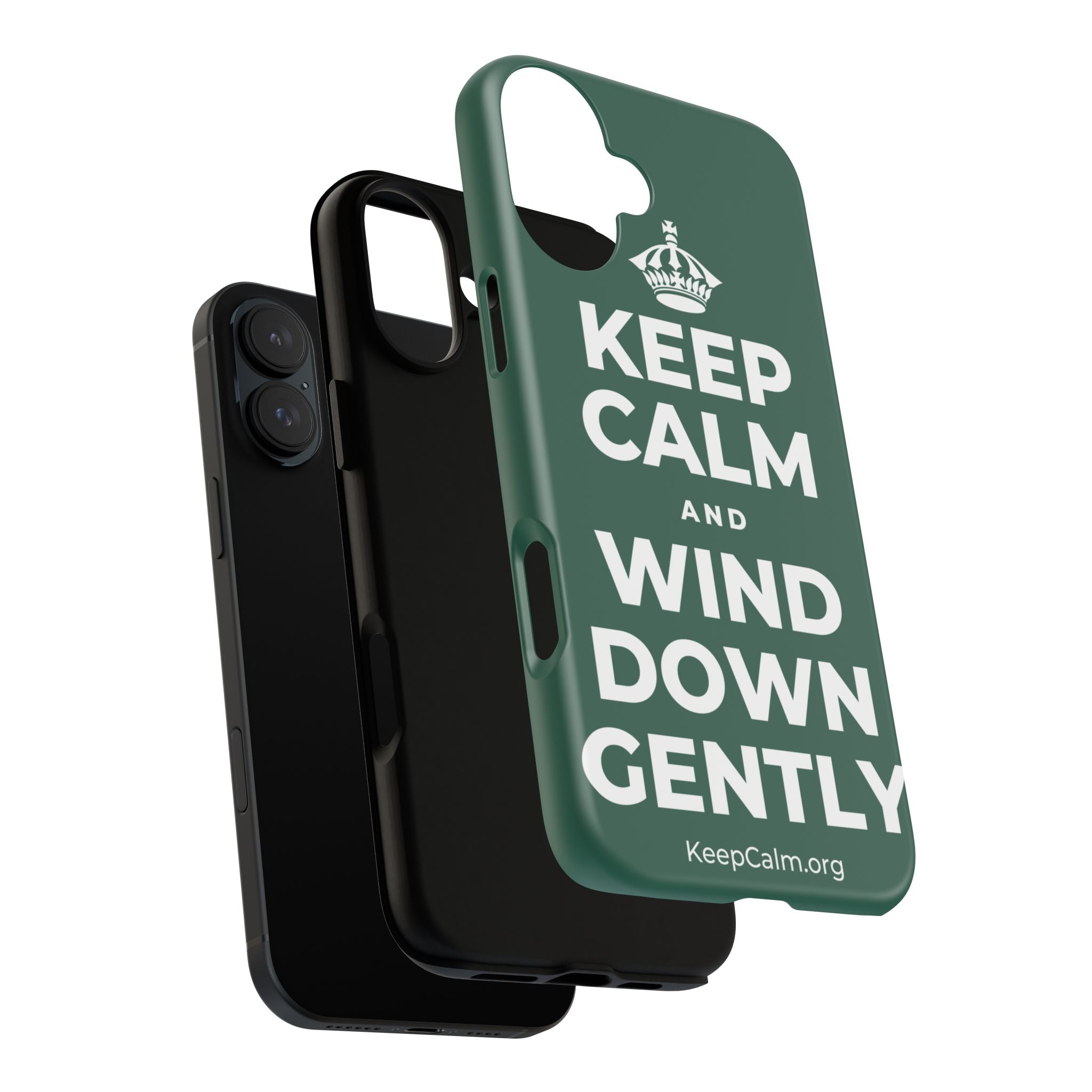 KEEP CALM AND WIND DOWN GENTLY Phone Case