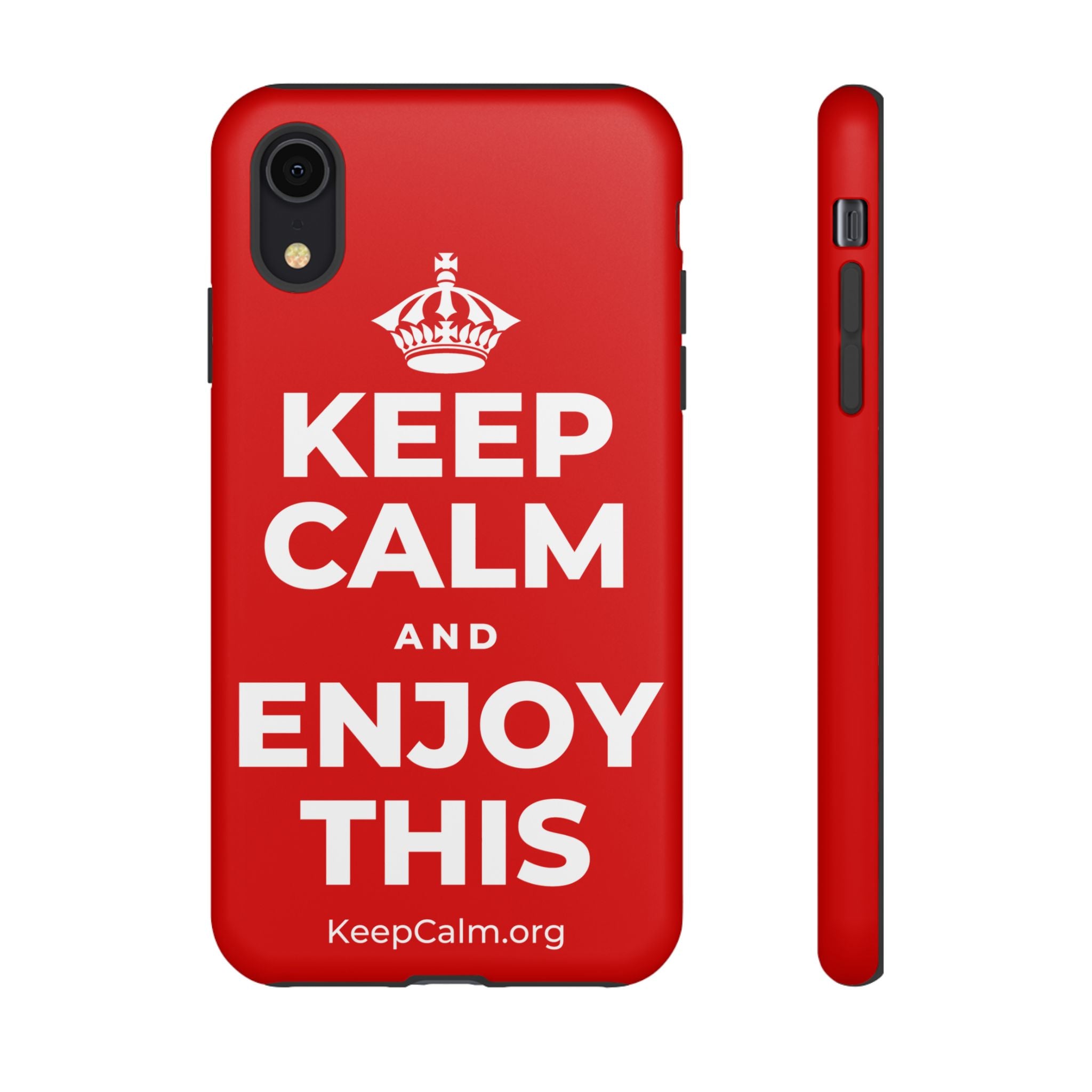 KEEP CALM AND ENJOY THIS Phone Case