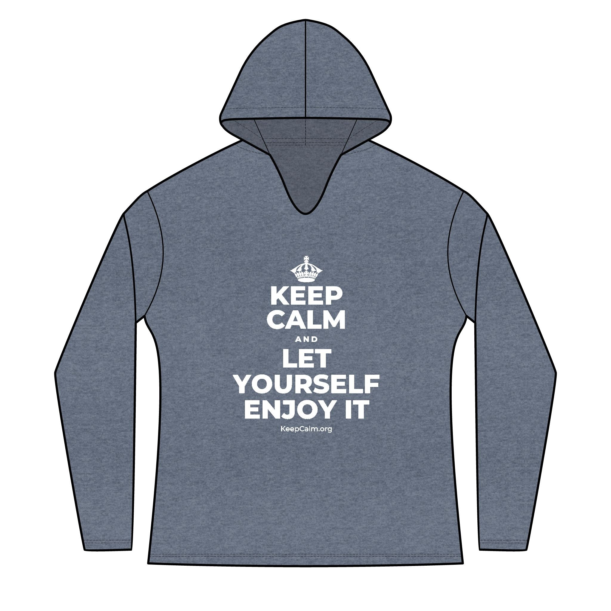KEEP CALM AND LET YOURSELF ENJOY IT Women's Long Sleeve Hoodie
