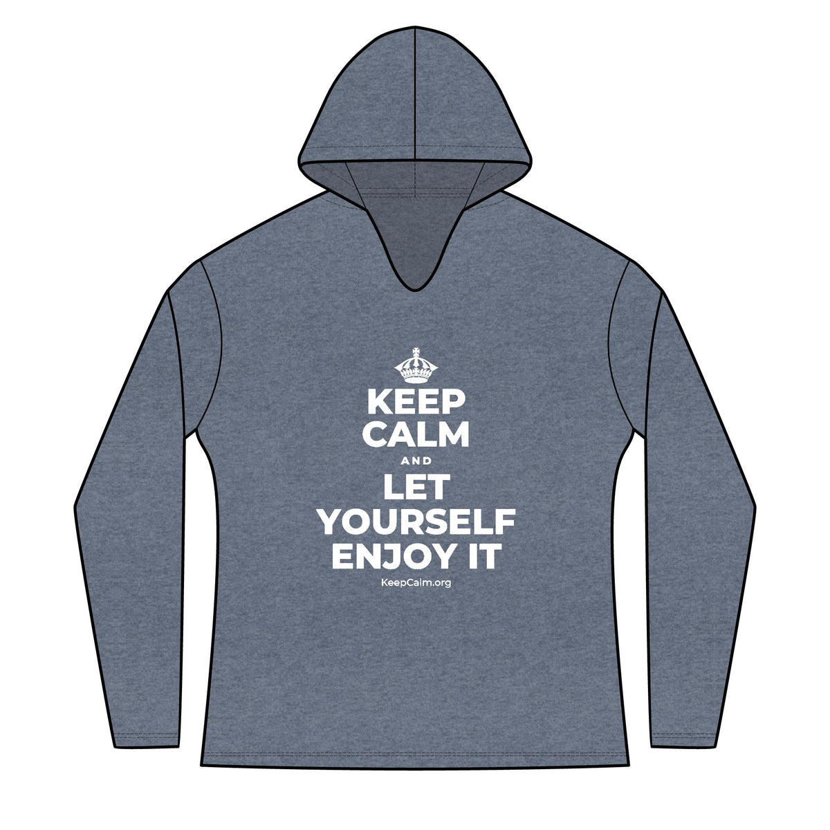 KEEP CALM AND LET YOURSELF ENJOY IT Women's Long Sleeve Hoodie