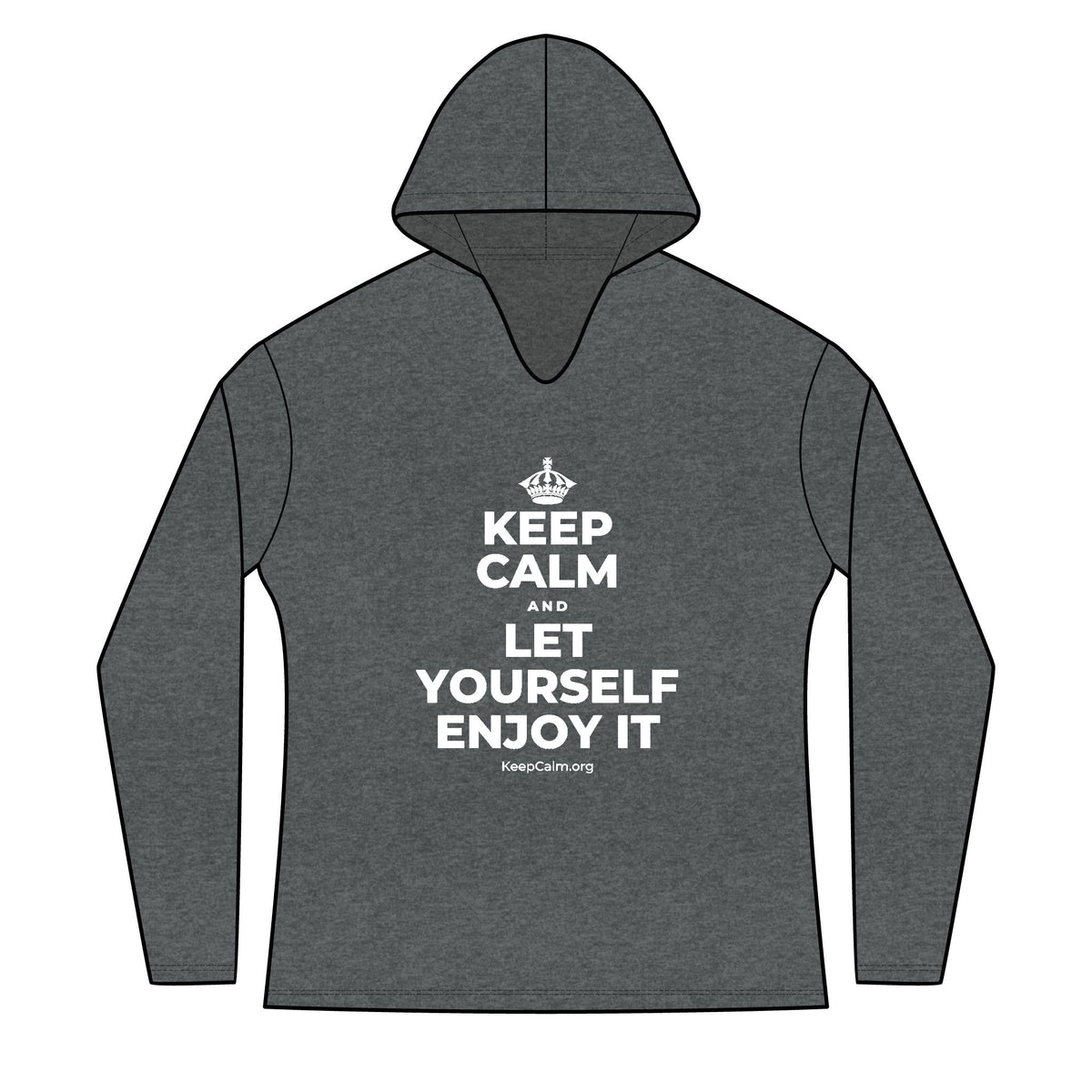 KEEP CALM AND LET YOURSELF ENJOY IT Women's Long Sleeve Hoodie