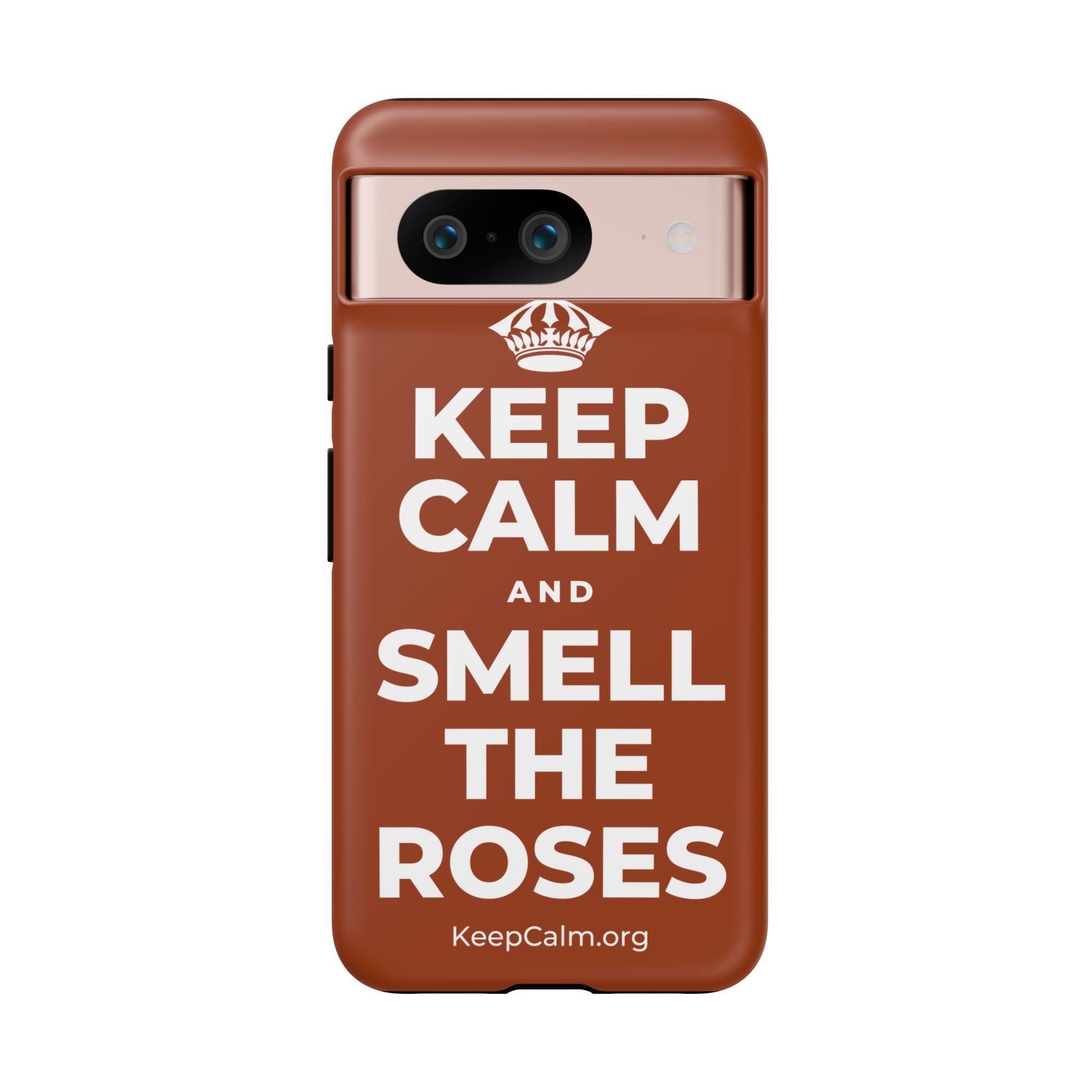 KEEP CALM AND SMELL THE ROSES Phone Case