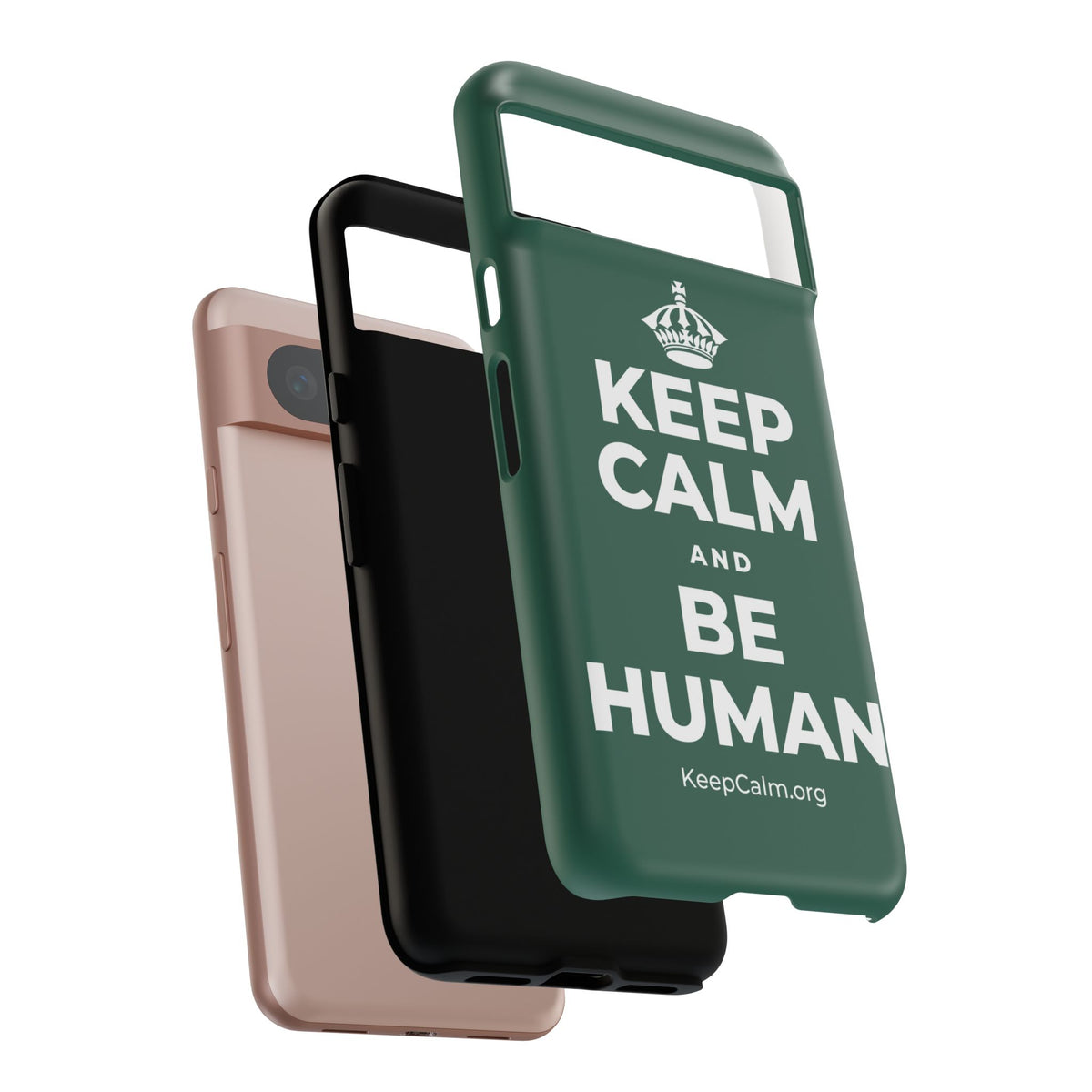 KEEP CALM AND BE HUMAN Phone Case