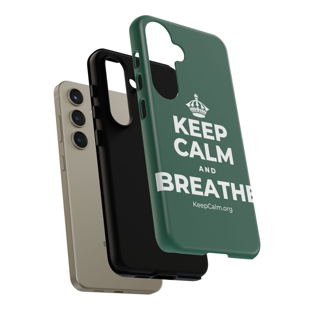 KEEP CALM AND BREATHE Phone Case