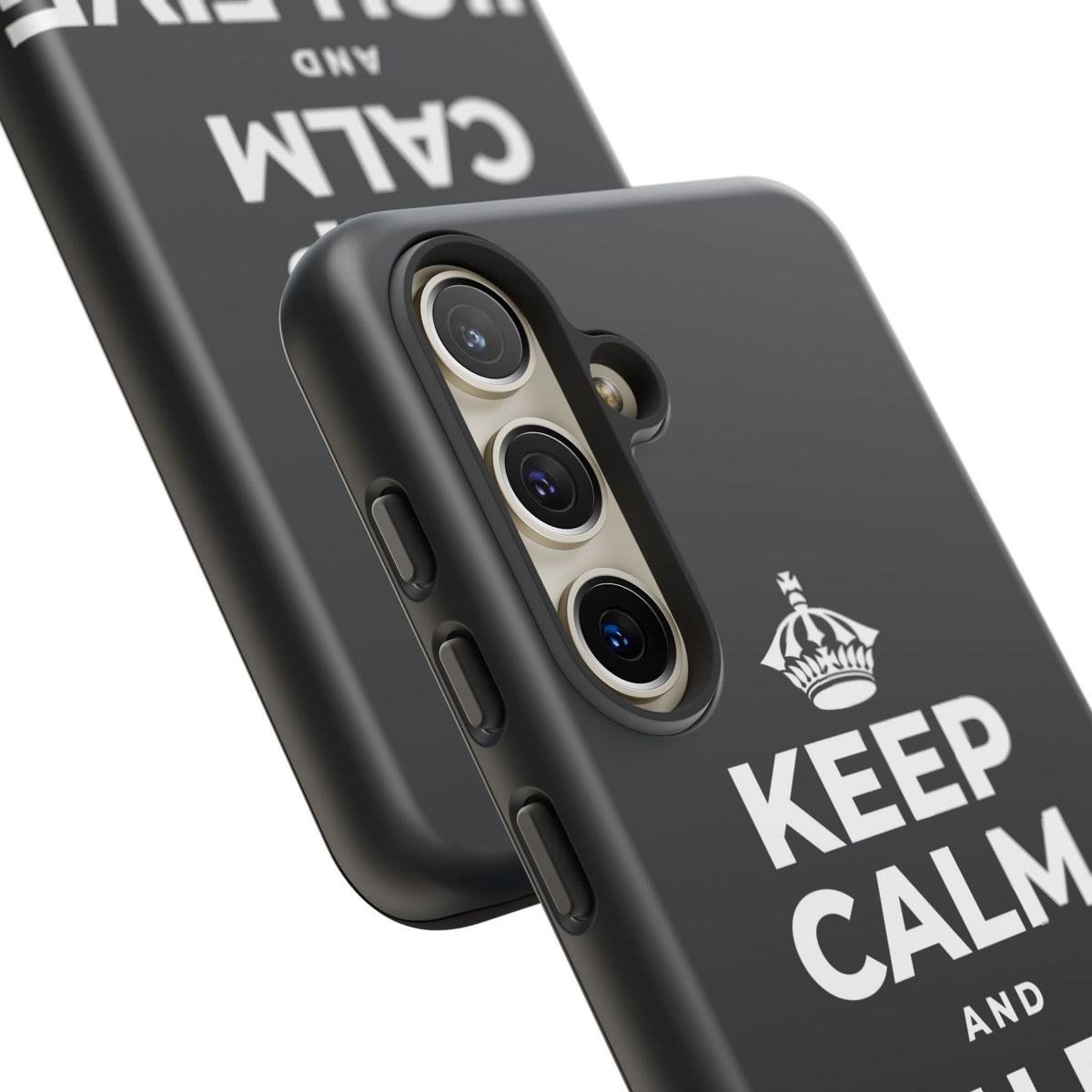 KEEP CALM AND HIGH FIVE SOMEONE Phone Case (Dark)