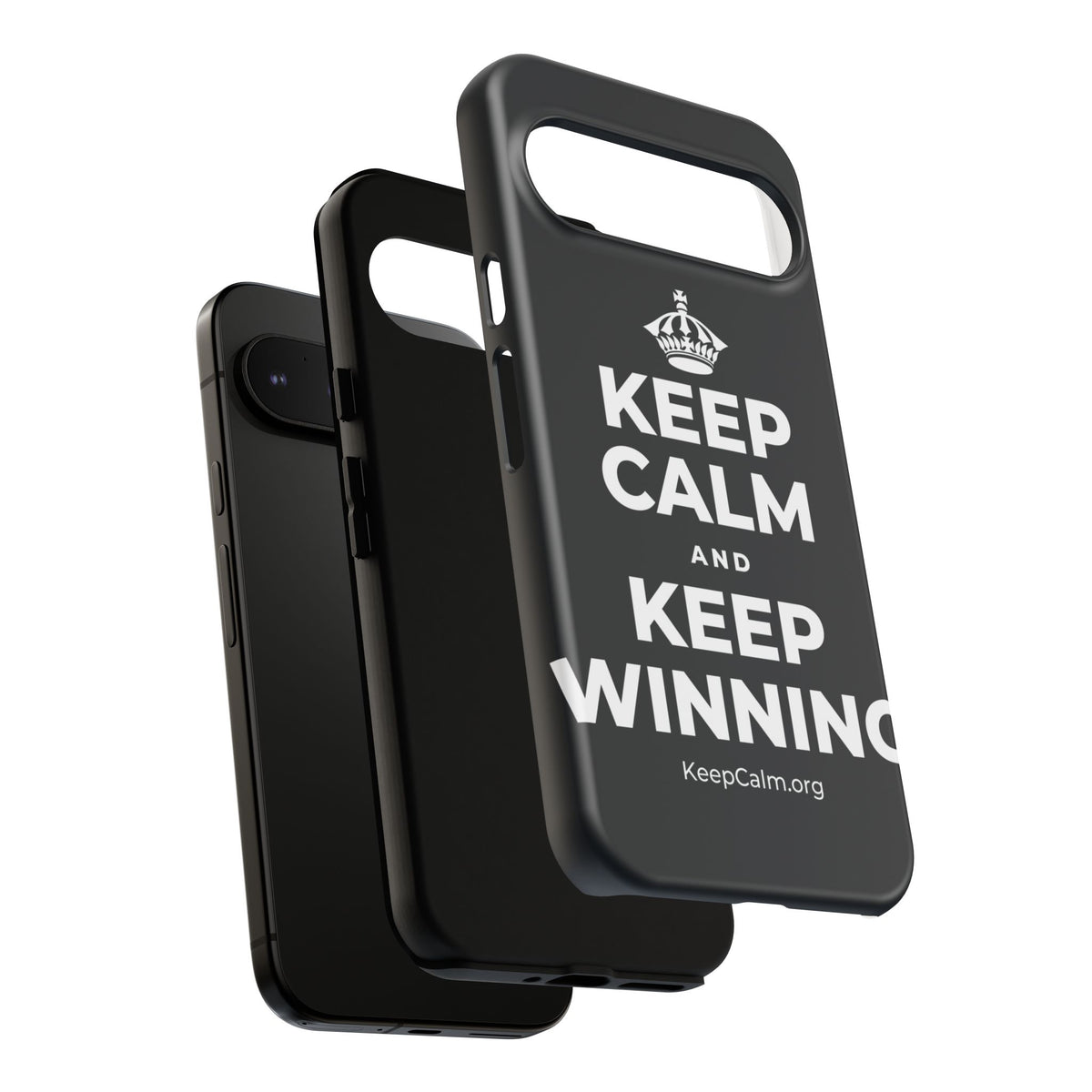KEEP CALM AND KEEP WINNING Phone Case (Dark)