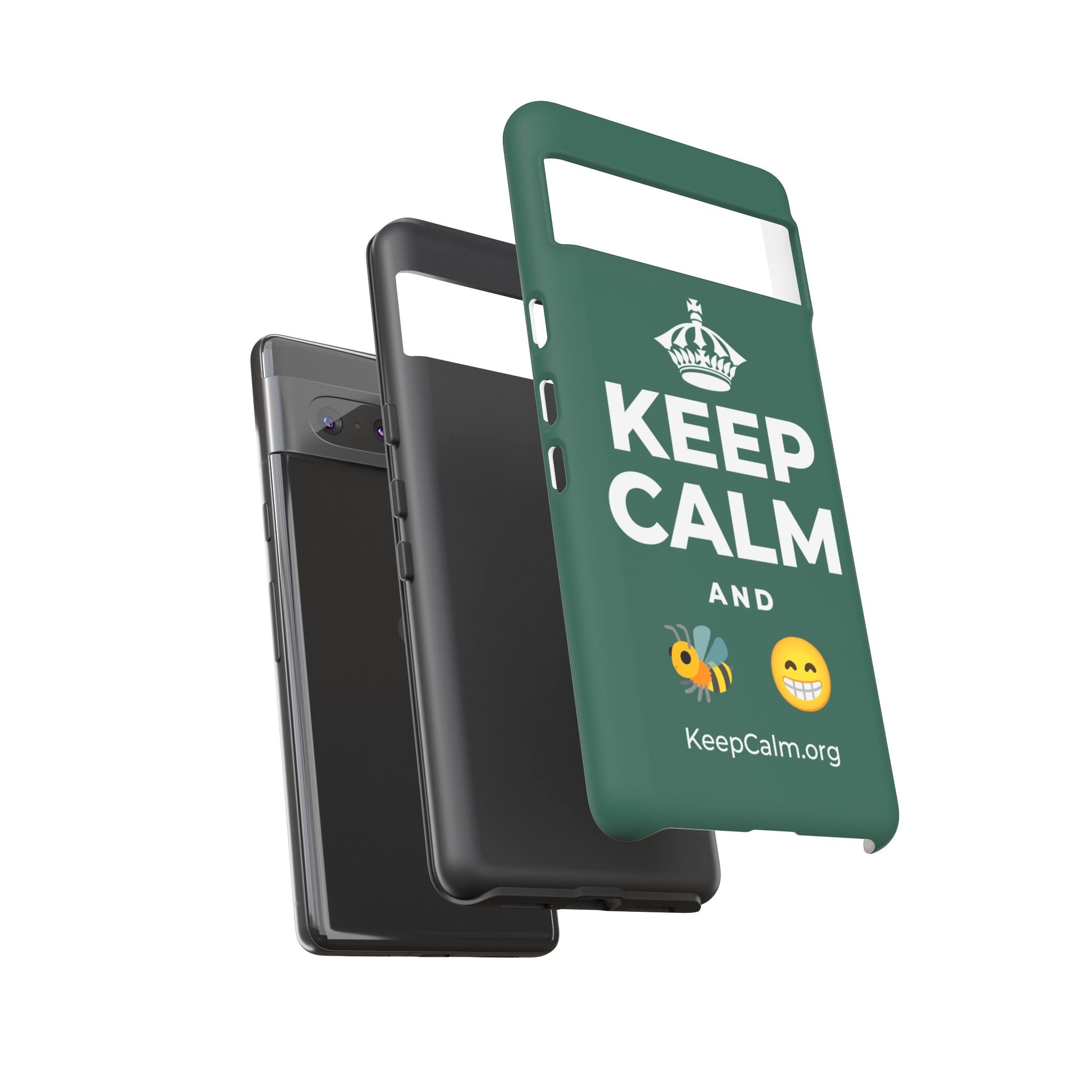 KEEP CALM AND BEE HAPPY Phone Case